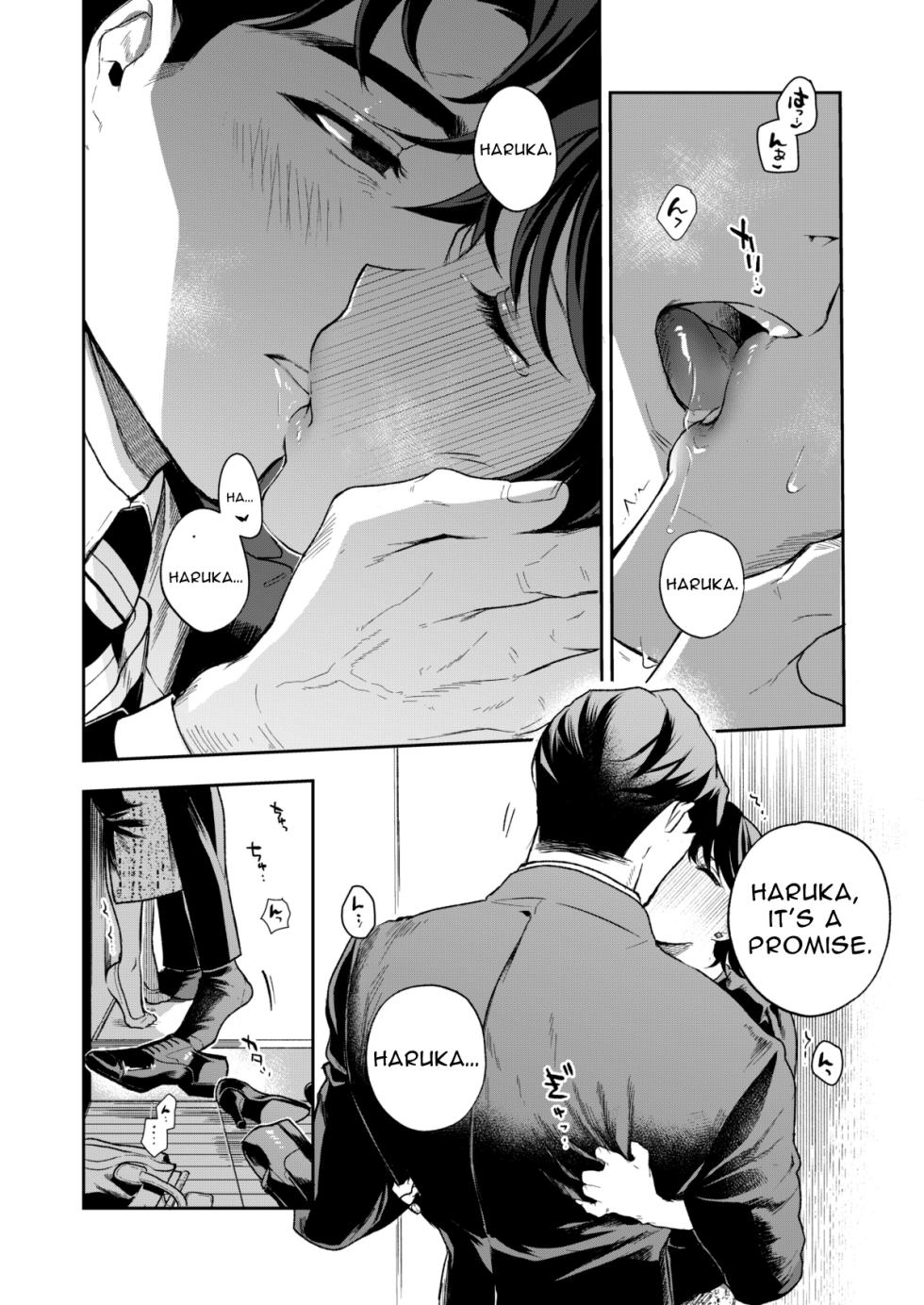 Haruka page 126 original parody - kissing story arc hentai manga - read online free