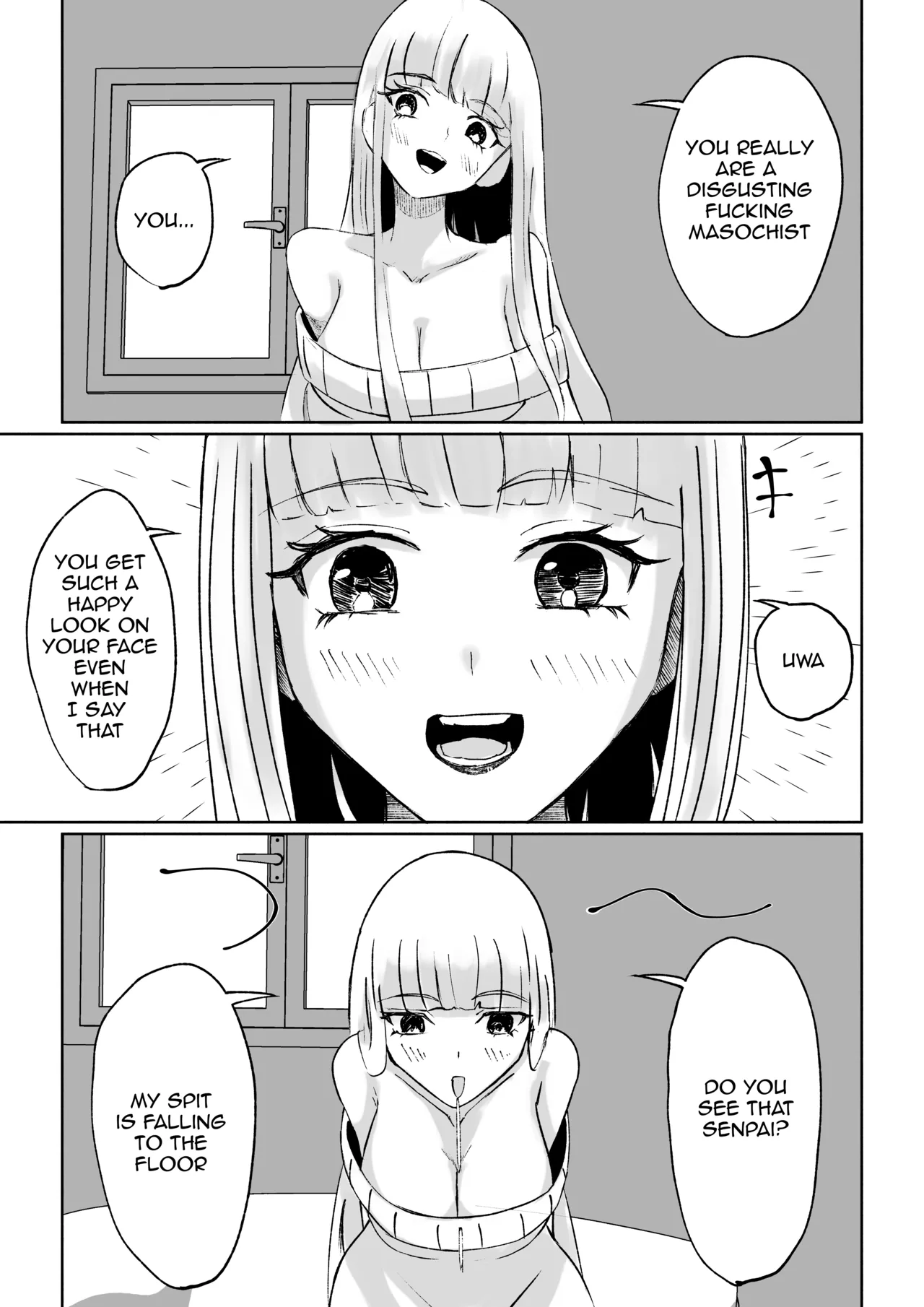 Do-S Kouhai ni Yoru Tanshou Houkei Muda Uchi Shasei Kanshou _ My Sadistic Kouhai Appreciates My Useless Ejaculation page 37 original parody - humiliation facesitting hentai manga - read online free