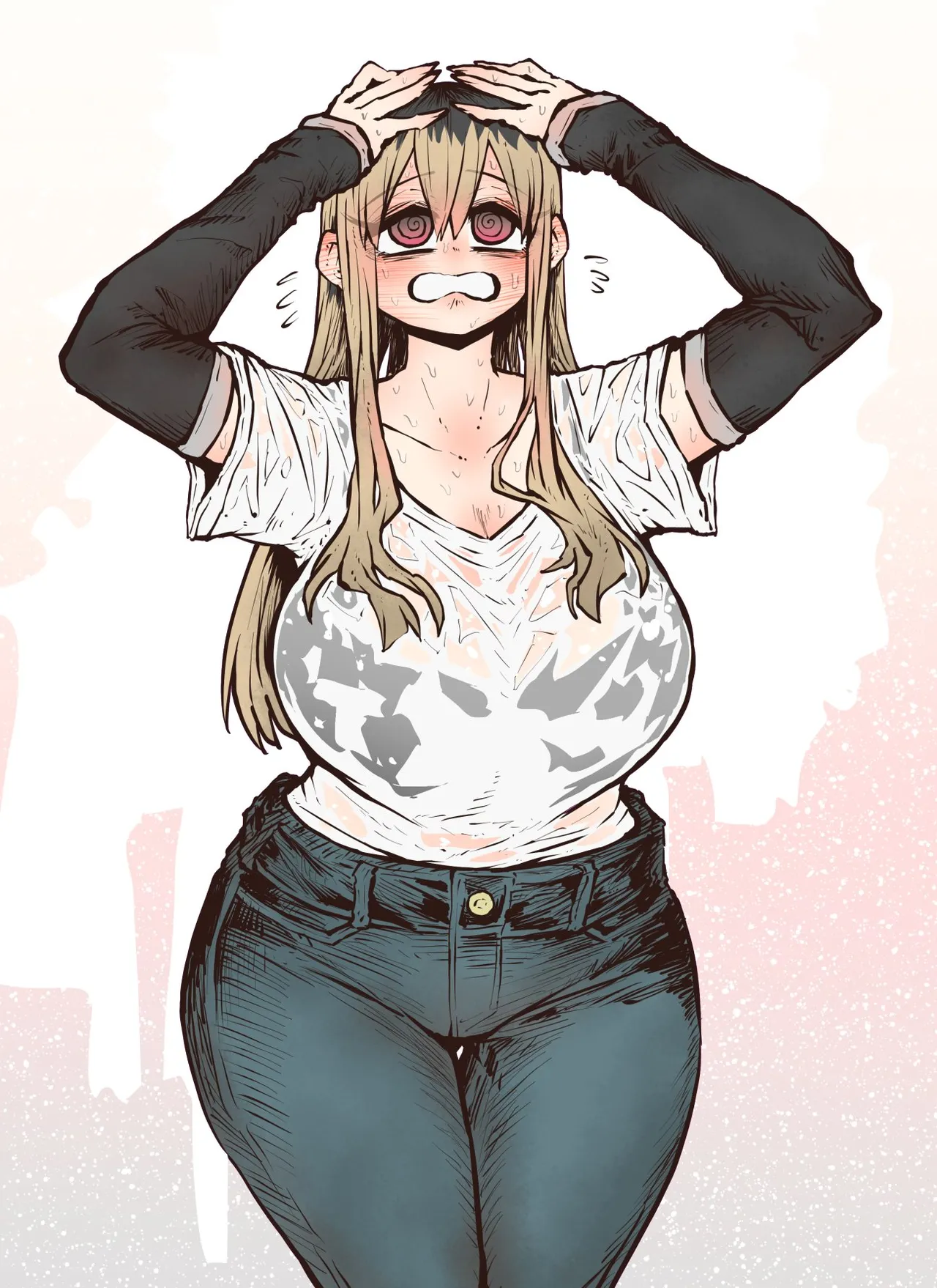 Batsuichi de Nakimushi na Otonari-san page 465 batsuichi de nakimushi na otonari-san parody - milf sweating hentai manga - read online free