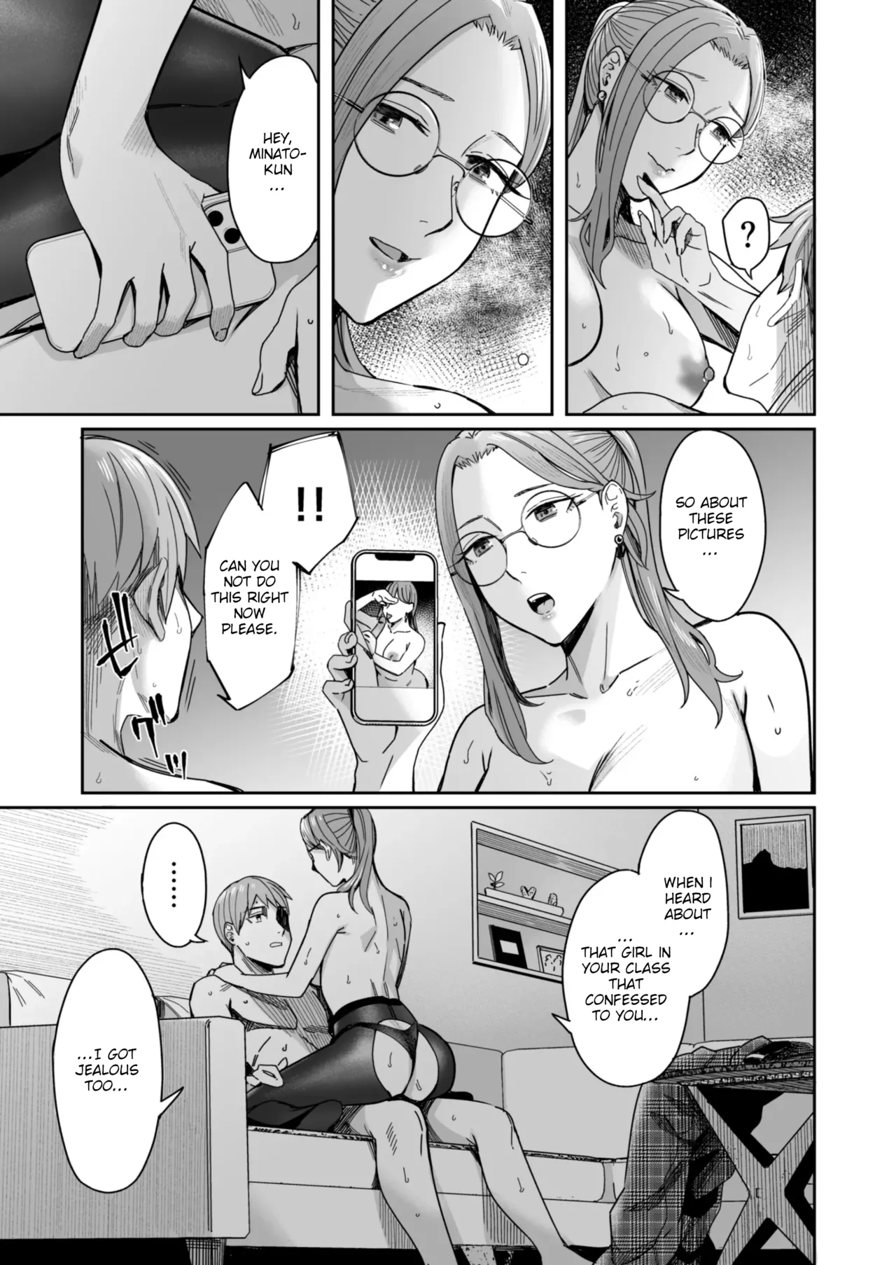 Shiranai Josei kara Gazou Kyouyuu de Eroi Jidori ga Okuraretekita Hanashi | A Story About How I Got Sent Lewd Selfies From A Woman I Didn't Know page 72 original parody - milf kissing hentai manga - read online free