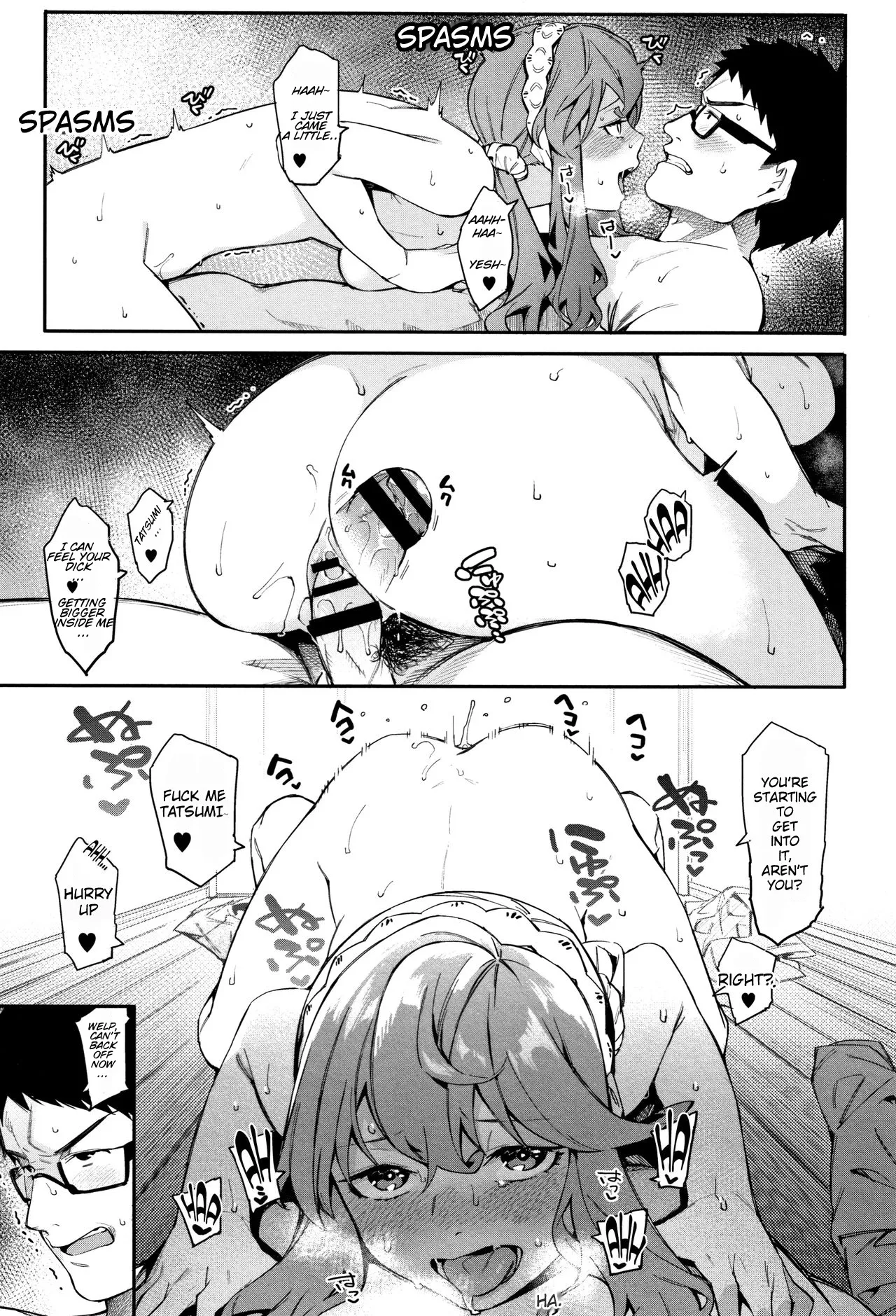 Akaruku Tanoshiku Kimochiyoku Ch. 3 page 11 - unusual pupils glasses hentai manga - read online free