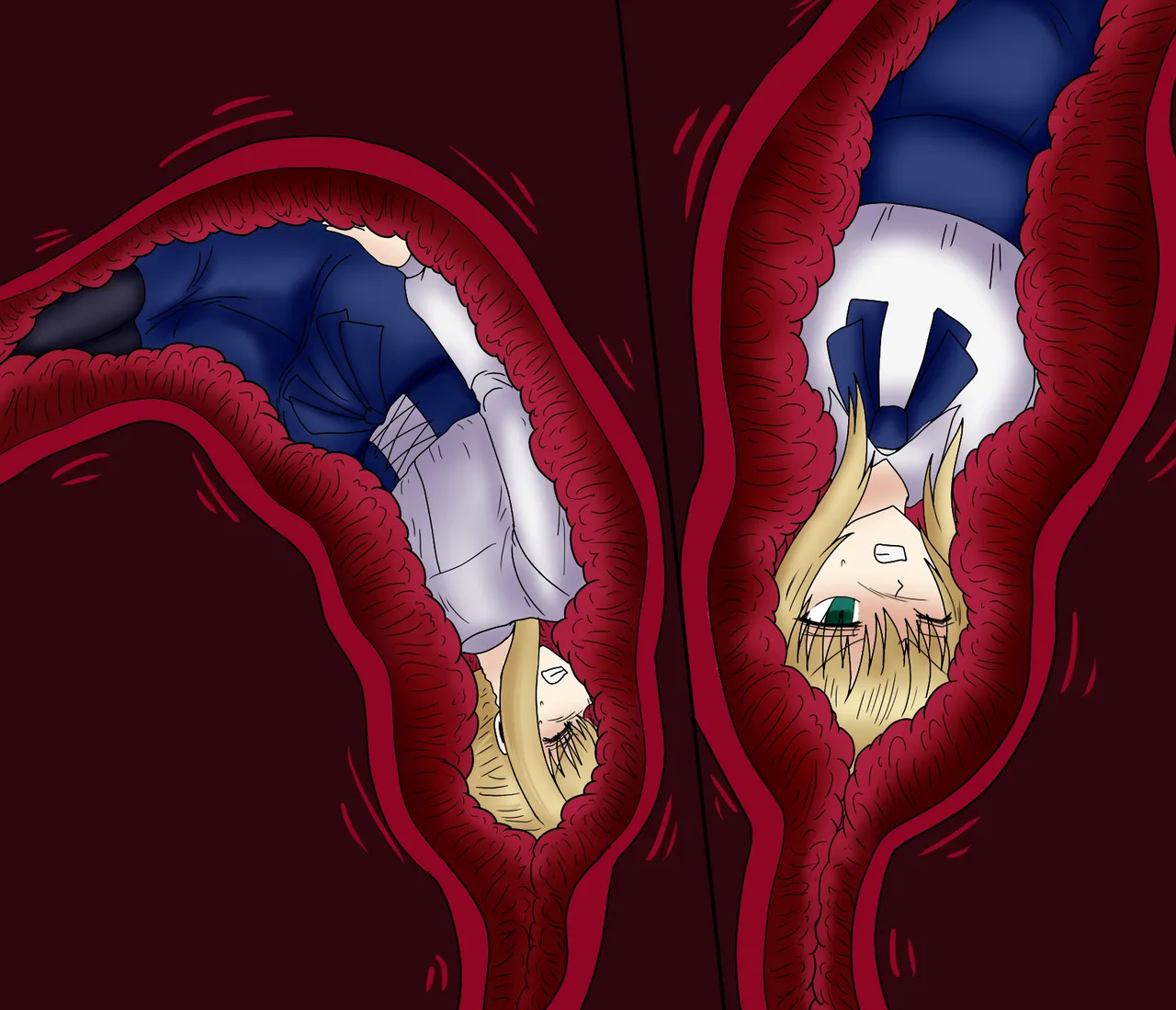 アルトリア吸収メディア第一章 リメイク＋大幅追加改修（完全版） page 105 featuring caster fate stay night parody - vore tailphagia hentai manga - read online free