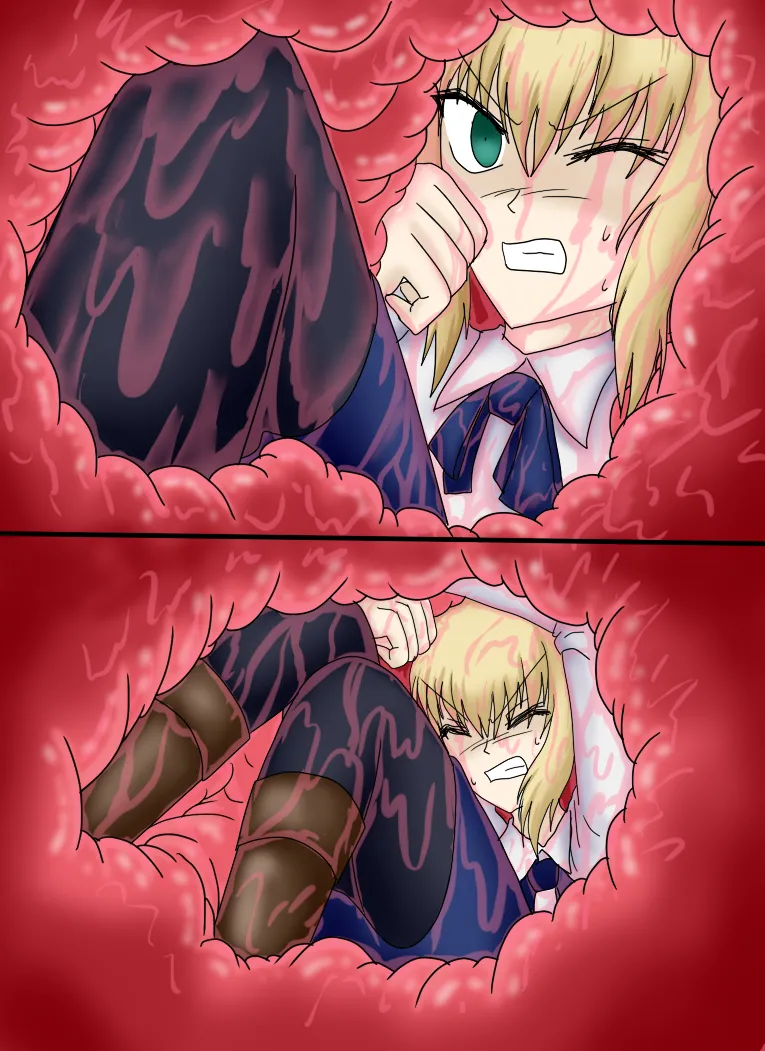 アルトリア吸収メディア第一章 リメイク＋大幅追加改修（完全版） page 135 featuring caster fate stay night parody - vore tailphagia hentai manga - read online free