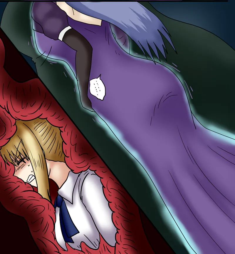 アルトリア吸収メディア第一章 リメイク＋大幅追加改修（完全版） page 143 featuring caster fate stay night parody - vore tailphagia hentai manga - read online free