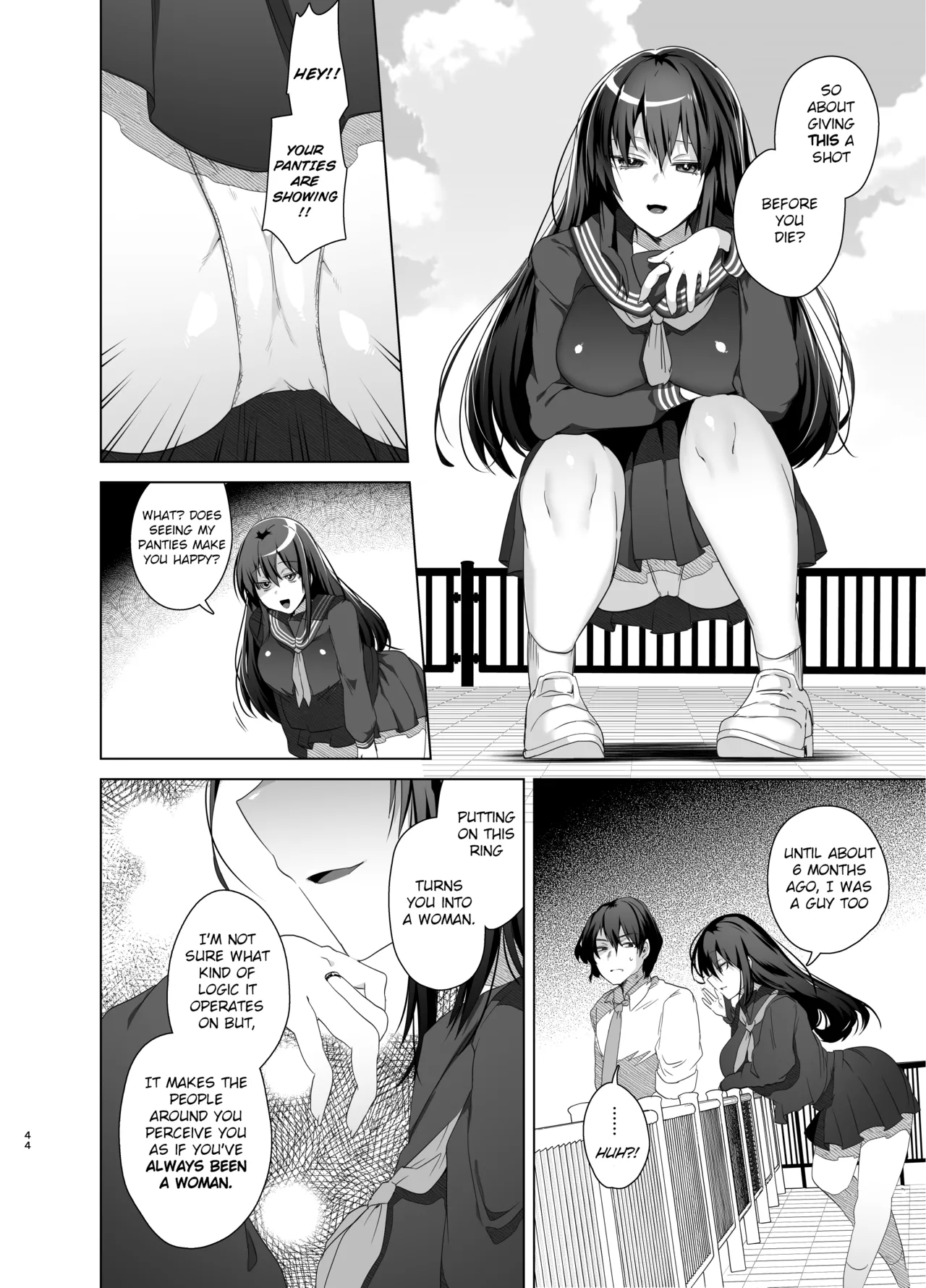 TS Fukushuu Revenge Soushuuhen | TS Fukushuu Revenge Compilation page 44 original parody - transformation big breasts hentai manga - read online free