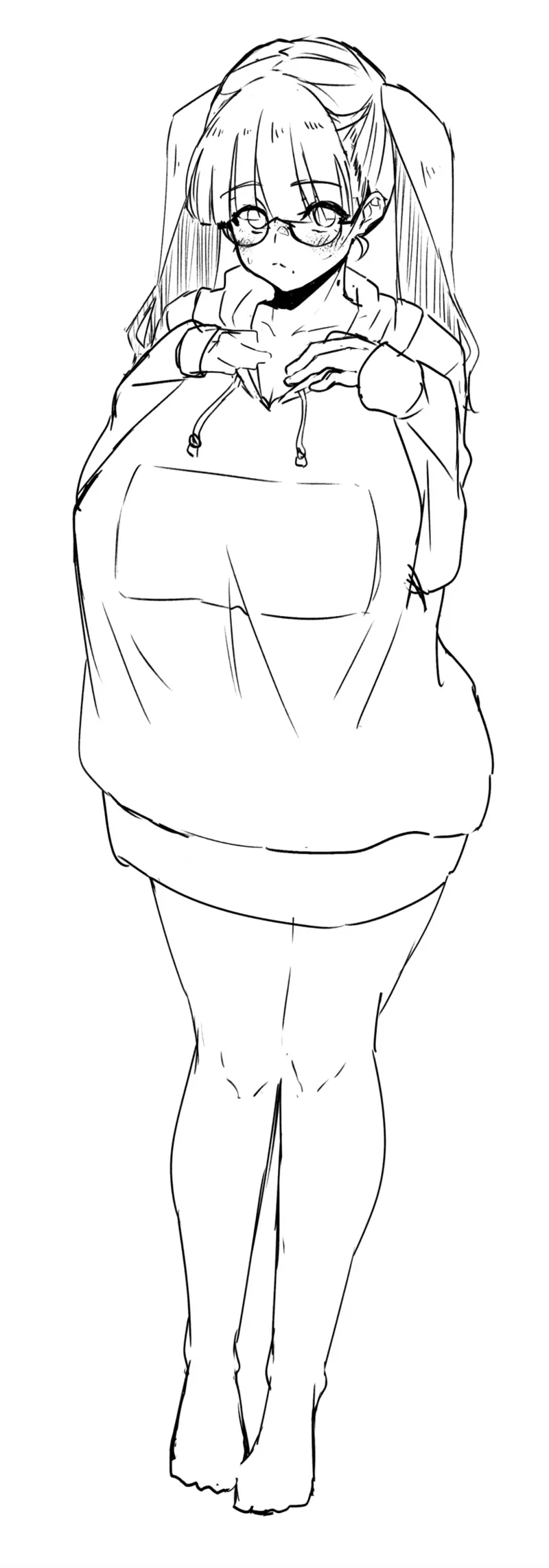 [Yotsuba no Suisou (FoN)] Koko de no Ohanashi wa Subete Mousou desu!! Jimi Kyonyuu Megane-chan to Mekakure Kyonyuu Gal-chan Futari no Yoru no Mousou Waidan | The Stories Depicted Here Are All Just Fantasies!! Plain Big Titty Glasses-chan and Covered-Eyes Big Titty Gyaru-chan's Night of Dirty Gossip [English] [skibidibenki] [Digital] page 36 original parody - big breasts mmf threesome hentai manga - read online free