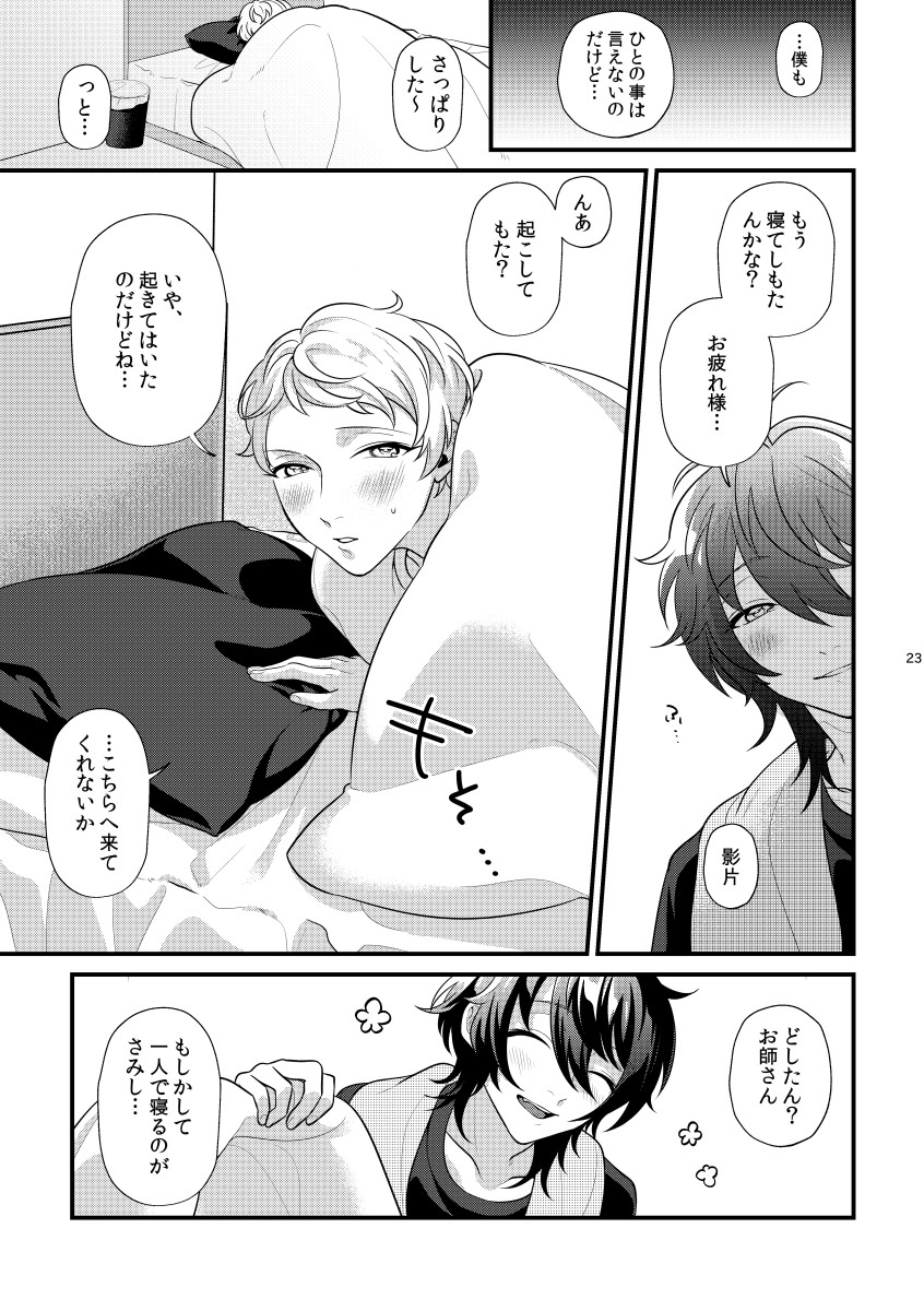 24 hours page 22 featuring mika kagehira ensemble stars parody - garter belt anal hentai manga - read online free