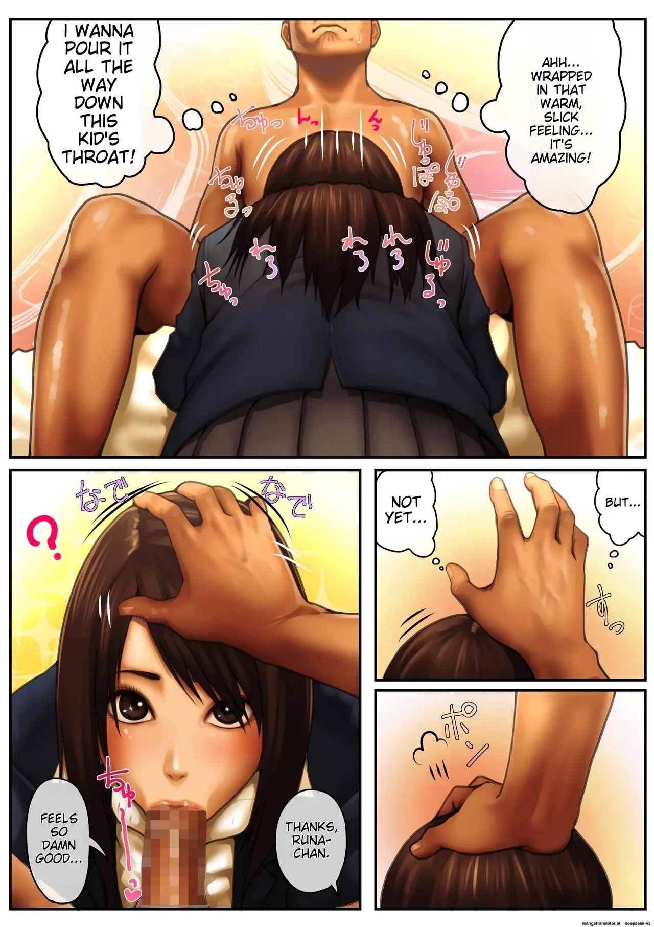 [Pussymark] 10-nenkan Seieki o Tametsuzuketa Otoko no Enkou SEX -Runa Hen- [English] page 17 original parody - squirting leg lock hentai manga - read online free