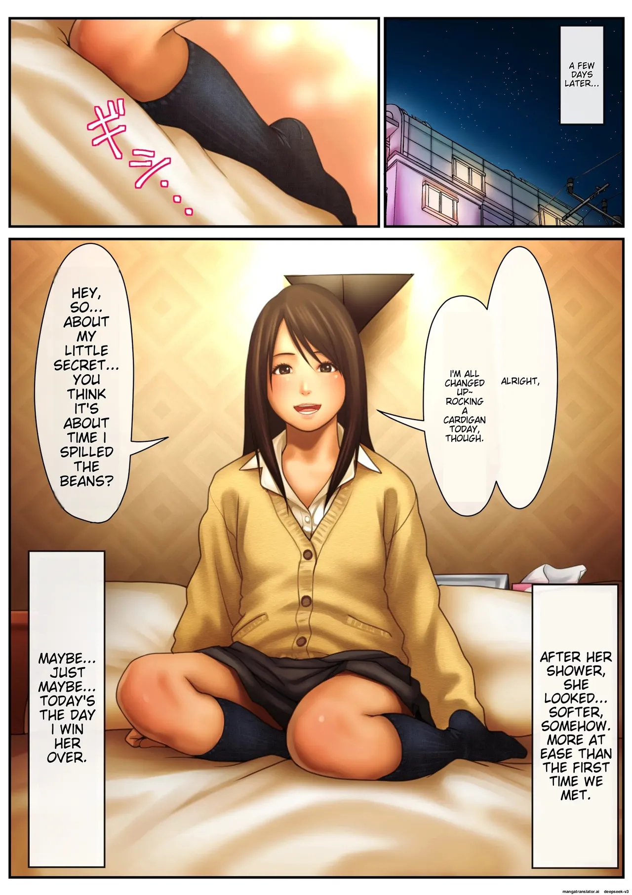 [Pussymark] 10-nenkan Seieki o Tametsuzuketa Otoko no Enkou SEX -Runa Hen- [English] page 56 original parody - squirting leg lock hentai manga - read online free