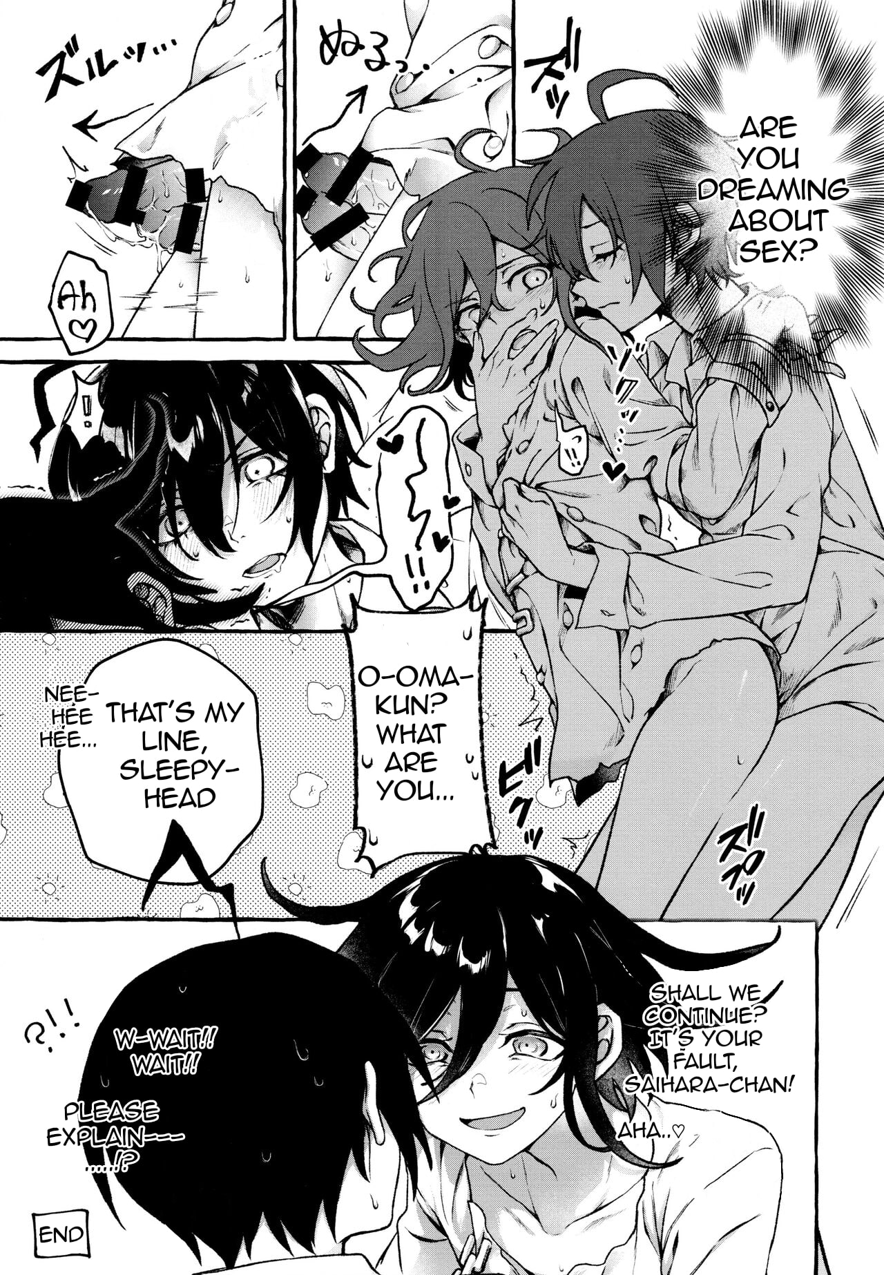 Hajimete no SEX Shinan page 63 featuring shuuichi saihara danganronpa parody - kissing virginity hentai manga - read online free
