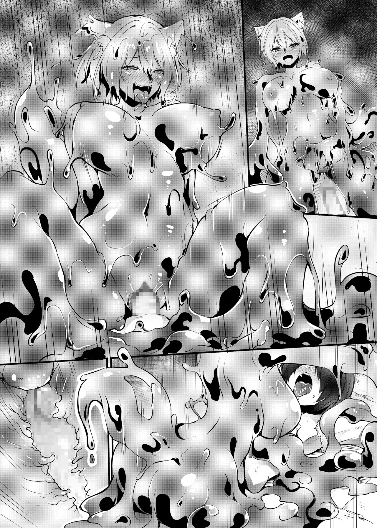 Hakurou Kenshi Hati-chan no Ecchi na Bouken no Sho page 252 original parody - squirting futanari hentai manga - read online free