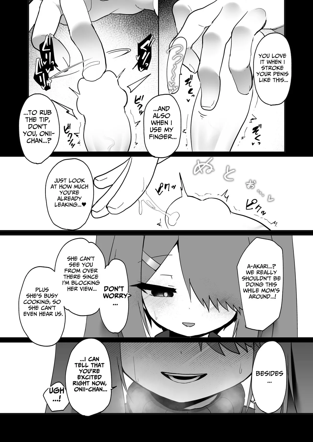 Ai mo Size mo Dekai Imouto no Hanashi | My Little Sister Has a Big Body...And a Big Heart! page 37 original parody - handjob big breasts hentai manga - read online free
