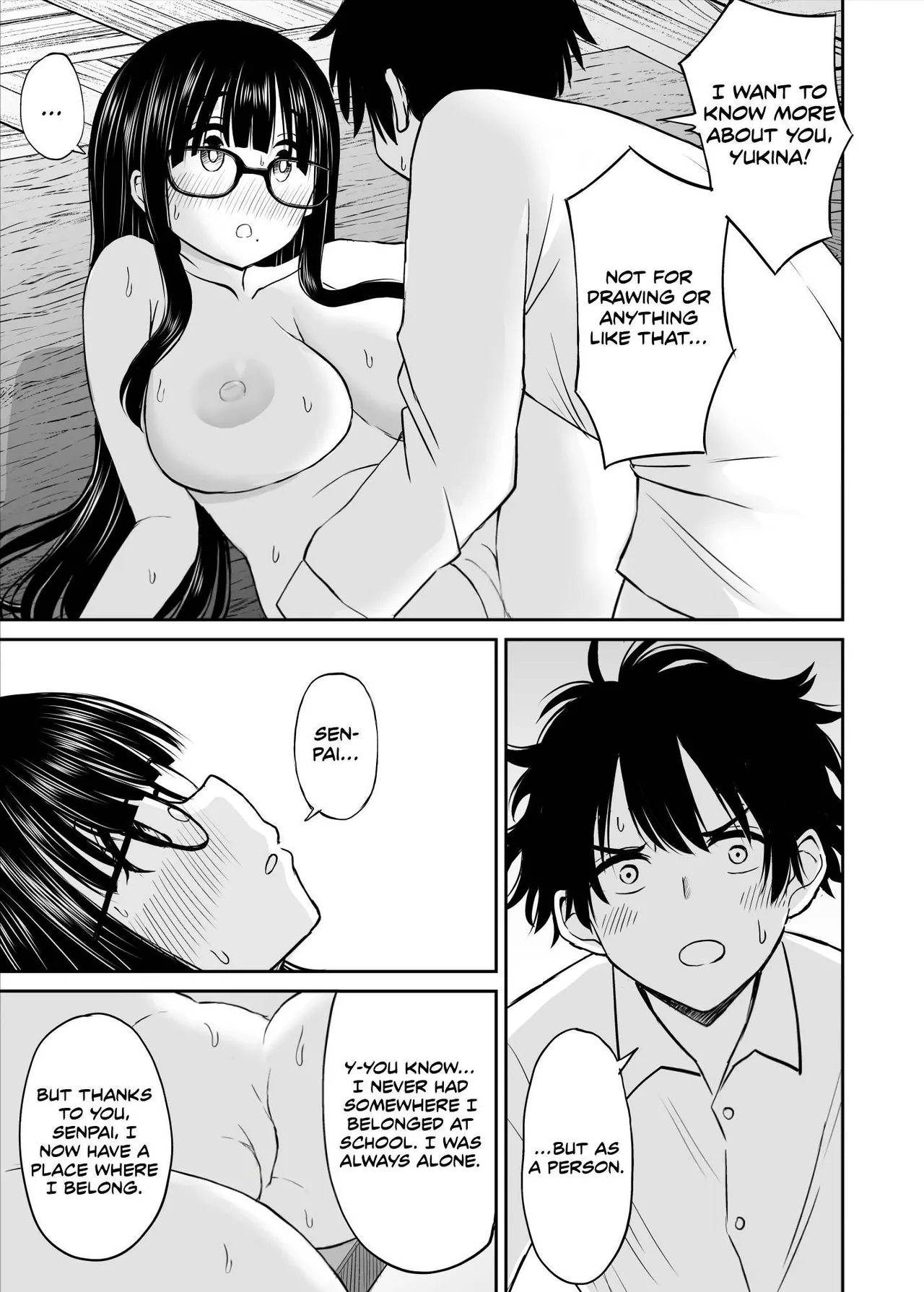 Bijutsubu no Kyonyuu Kouhai ga Nude Model ni Natta Kekka Amari ni Ero Sugite Ore no Geijutsu ga Bakuhatsushita Hanashi page 40 original parody - big breasts schoolboy uniform hentai manga - read online free