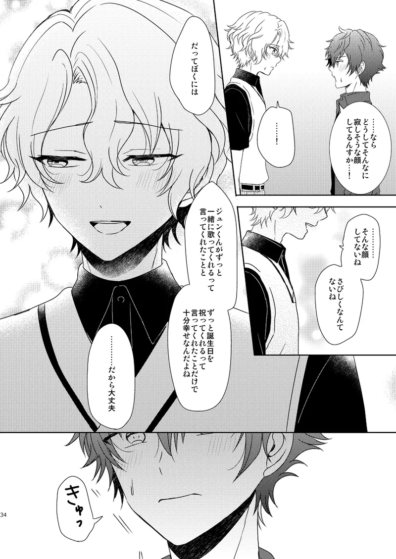 Isshin Doutai page 32 featuring hiyori tomoe ensemble stars parody - males only yaoi hentai manga - read online free