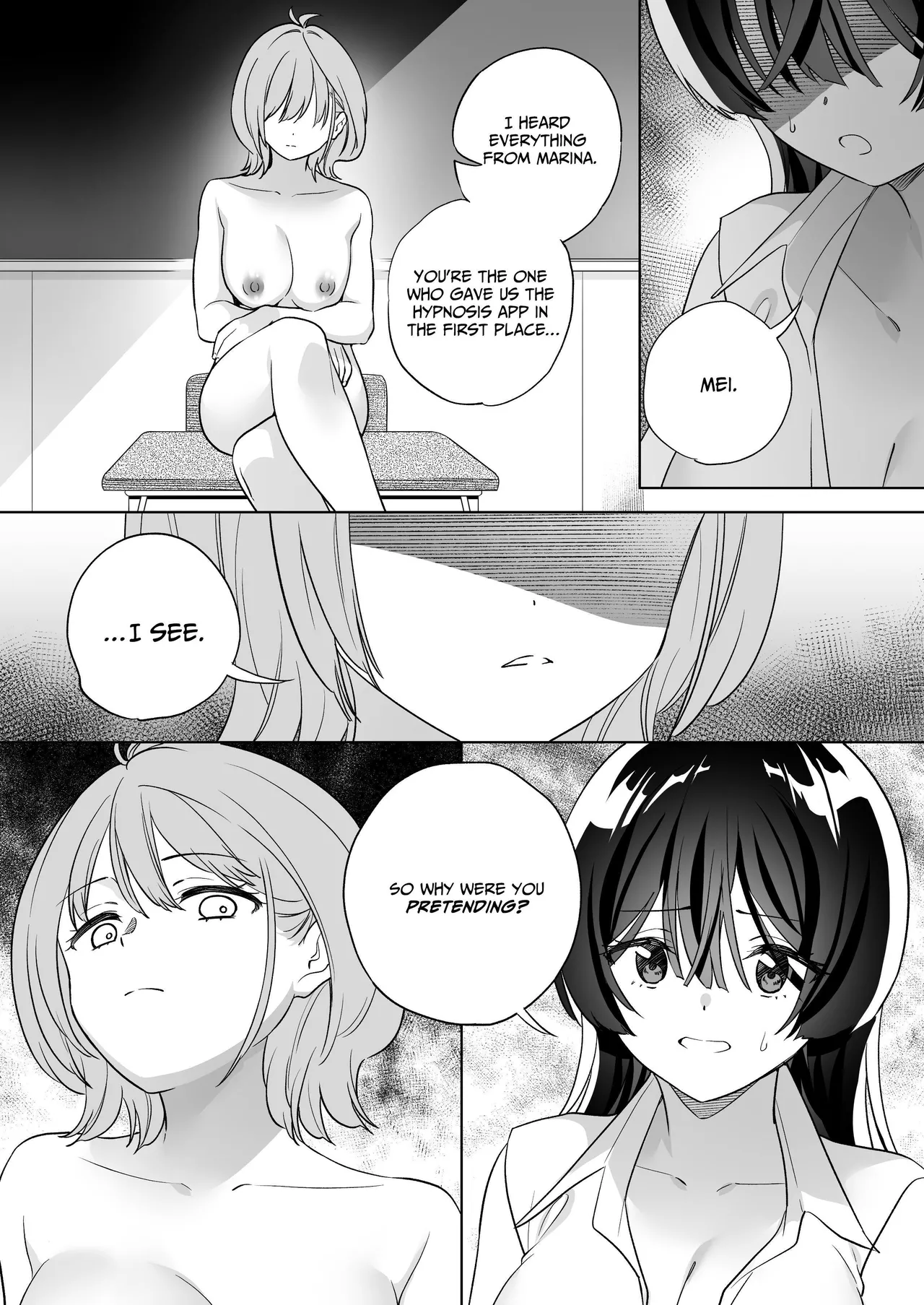 [Gutsutoma (Tachi)] Minna de Ecchi na Yurikatsu Appli ~Ee Kono Naka ni Kakattenai Ko ga Iru!?~ 3 Zenpen | A Sexy Yuri App 3 ~What?! One Of You Isn't Mesmerized!?~ Part 1 [Digital] [English] [IXIA WORKS] page 64 original parody - squirting big breasts hentai manga - read online free