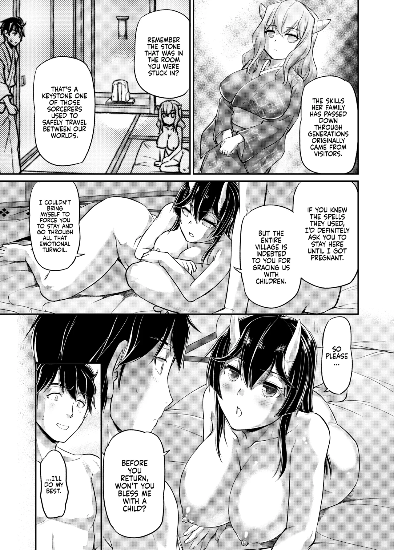 Oni Harame: Impregnate ALL the Oni! page 180 - oni big breasts hentai manga - read online free