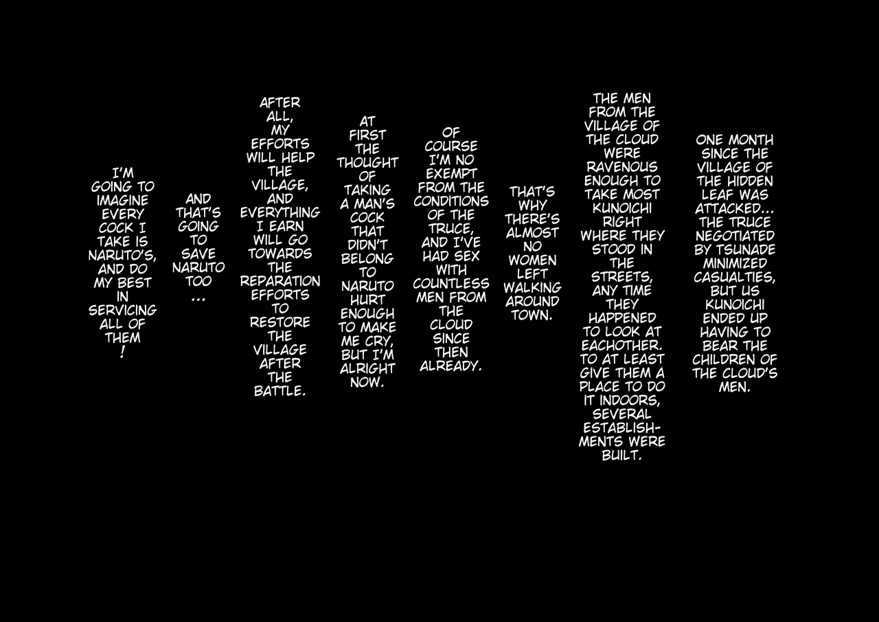 True Lewd Nina Way - The Hellish Story of TsunaHina Becoming Sex Slaves page 73 featuring tsunade naruto parody - big breasts dark skin hentai manga - read online free