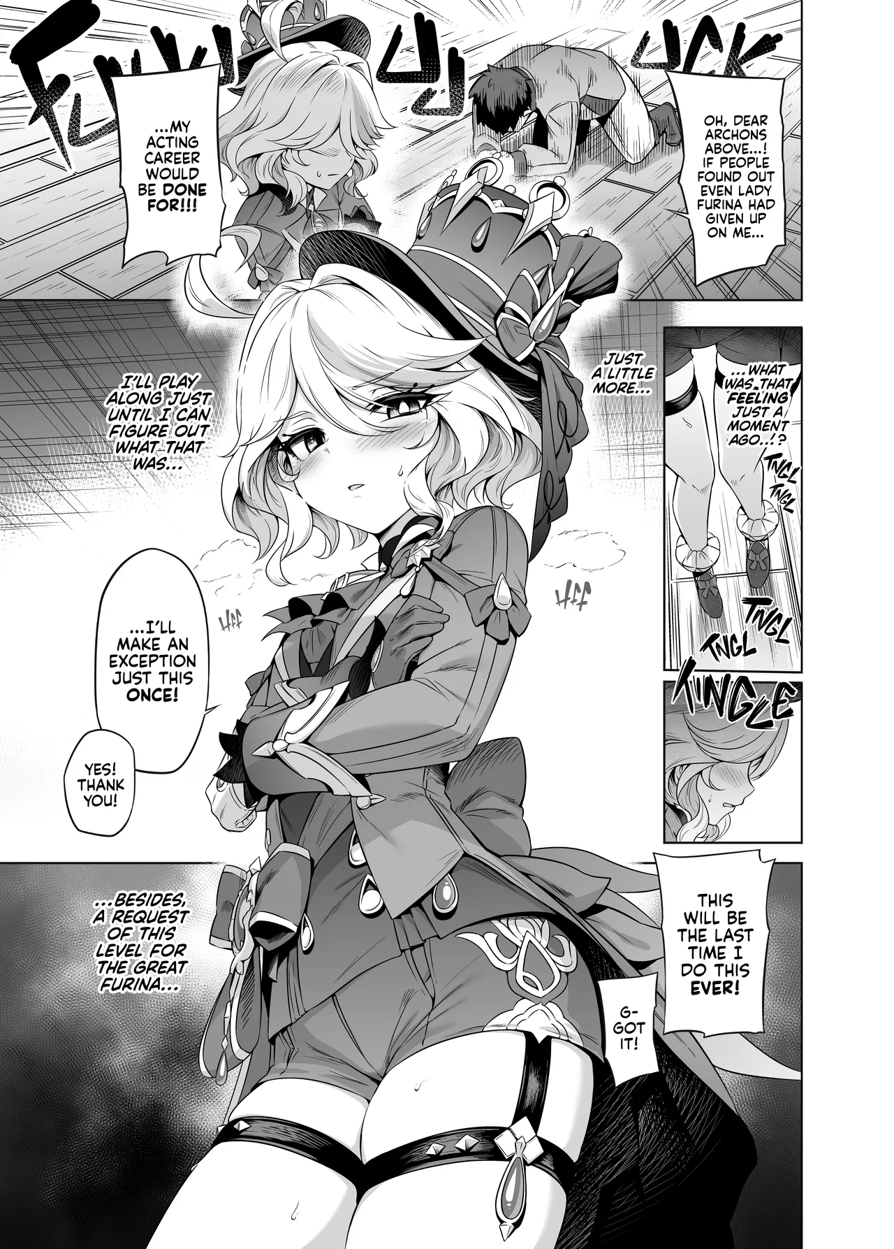 Furina-sama Wakattemasu yo ne? | Lady Furina, You Feel Me, Right? page 10 featuring focalors genshin impact parody - sole female sole male hentai manga - read online free