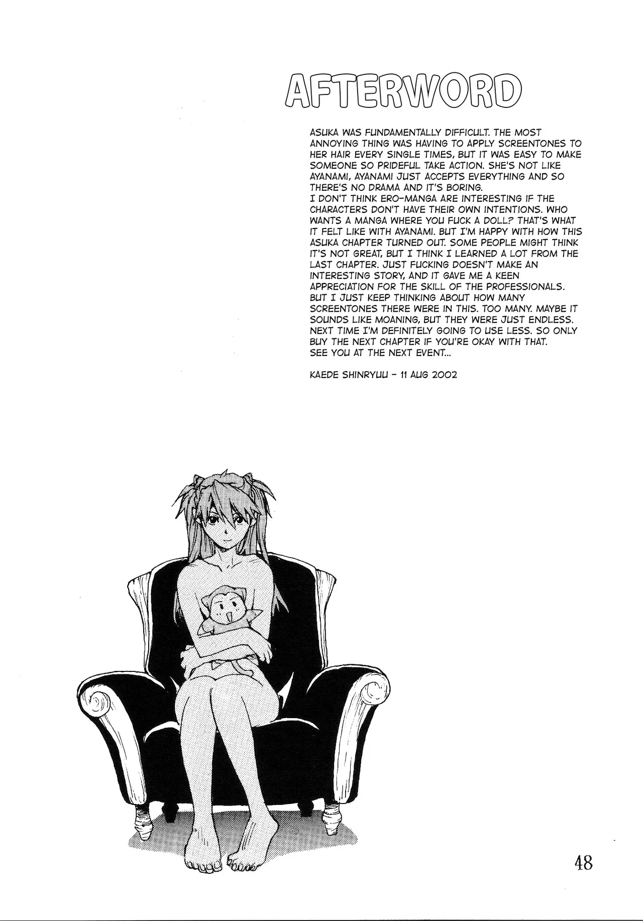 SYNCHROCORD 2 page 45 featuring asuka langley soryu neon genesis evangelion parody - sole female sole male hentai manga - read online free