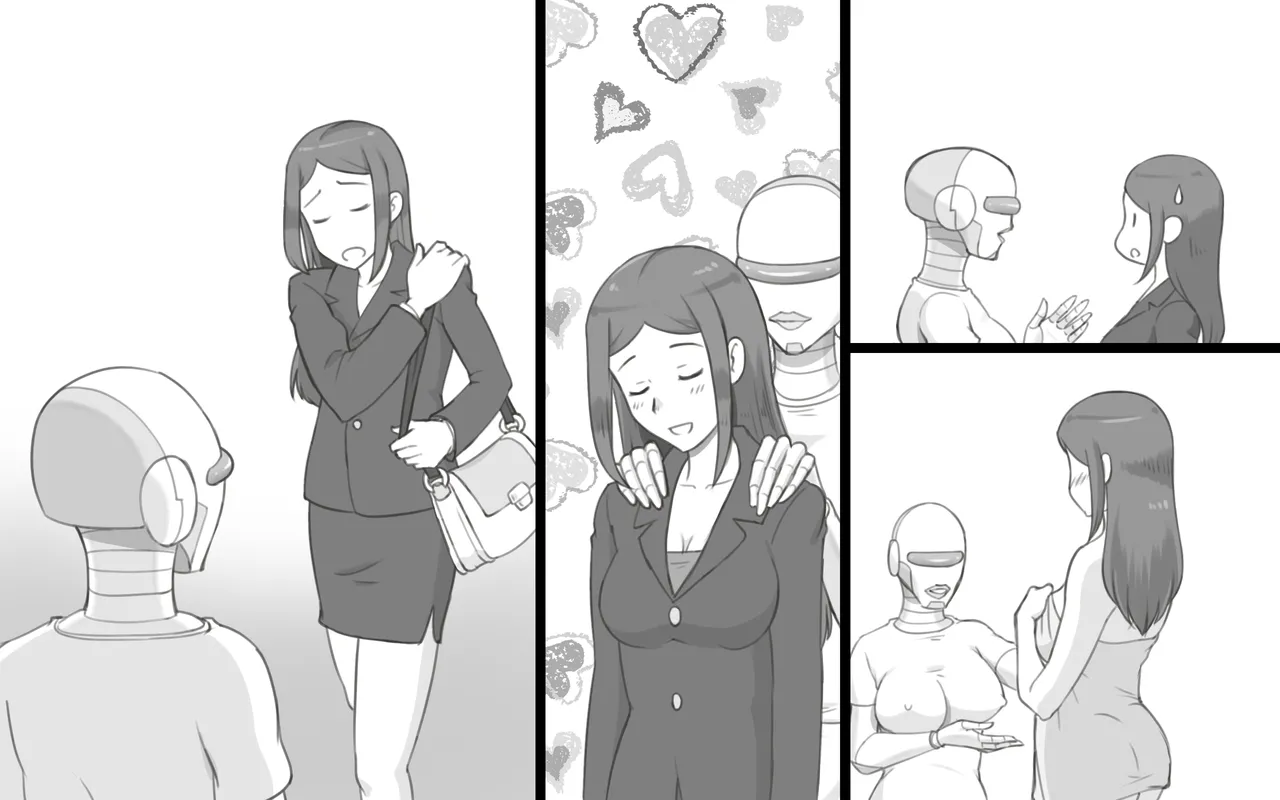 Metallic Love page 100 original parody - kissing big breasts hentai manga - read online free