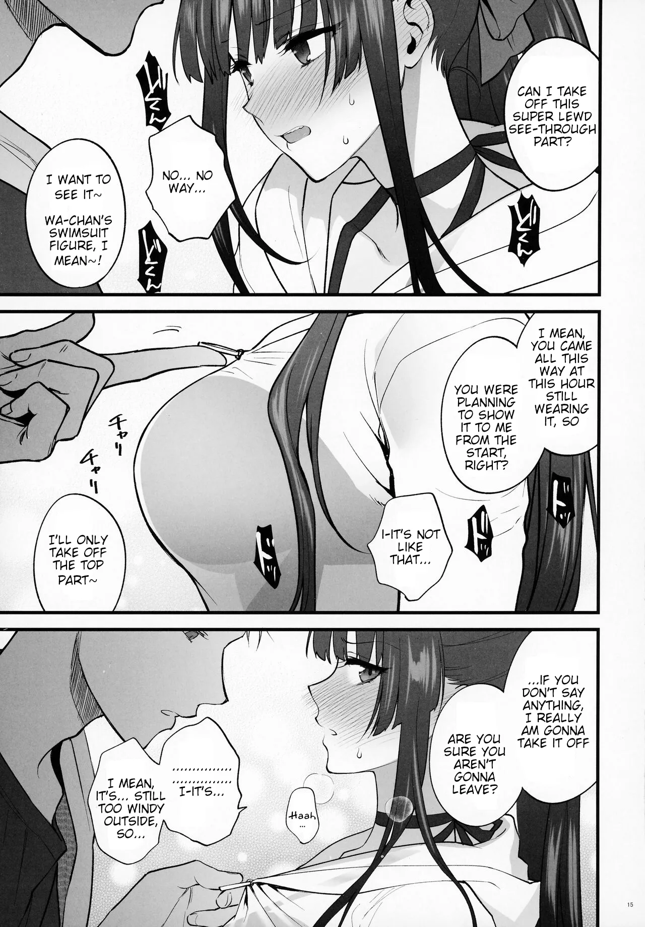 [SKK (Syoukaki)] Mizugi Mise ni Kita Dakedashi!! - I just wanted to show you my swimsuit, nothing else was intended. (Girls' Frontline) [English]] [2022-08-20] page 14 featuring shikikan girls frontline parody - sole female sole male hentai manga - read online free