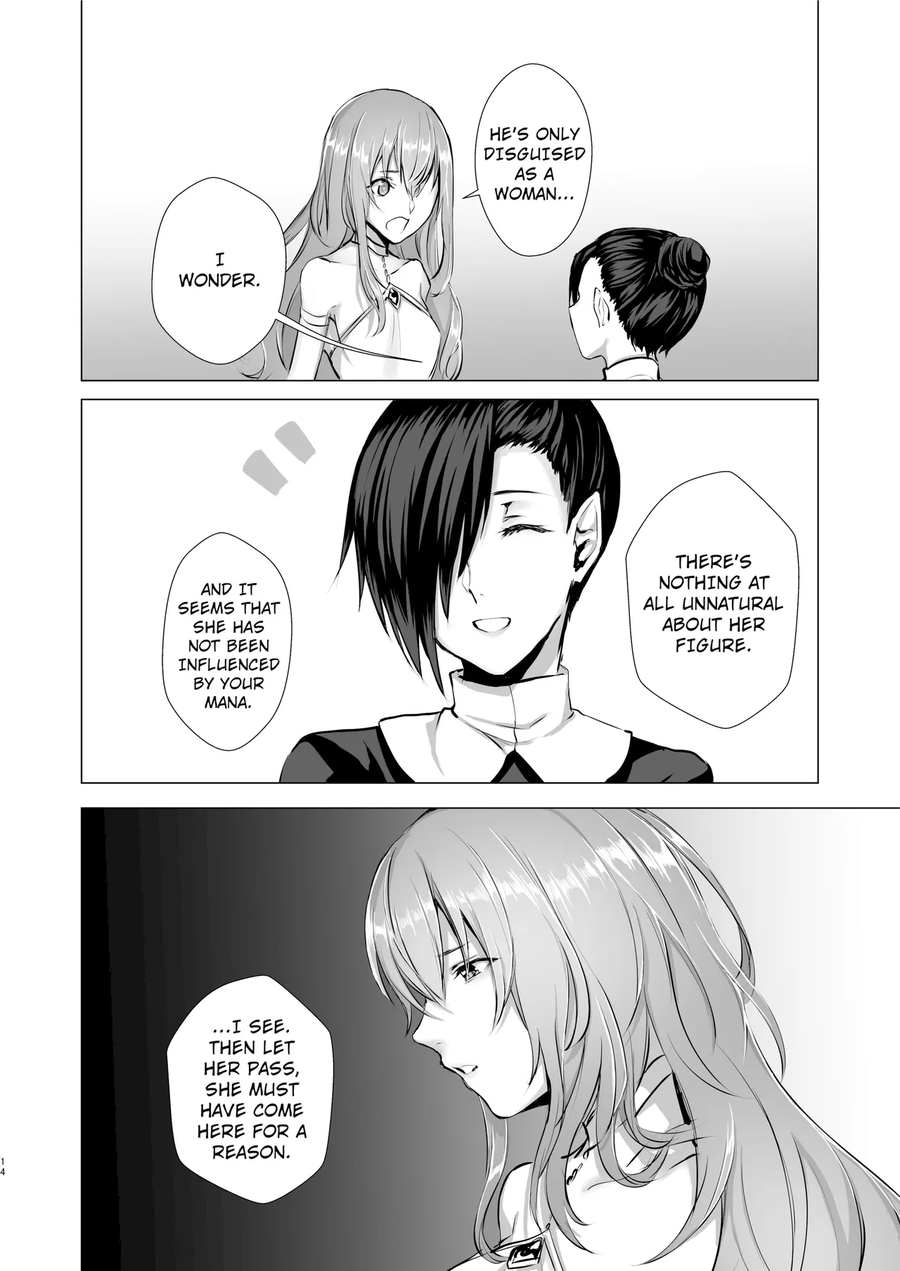 [Yugen no Suda (Mugen no Sudadokei)] Gekkoutou no Yume Nyotaika Douwa ~Danshi Kinsei no Tou~ | DREAM OF THE MOONLIGHT TOWER [English] [Decensored] [Digital] page 14 original parody - uncensored yuri hentai manga - read online free