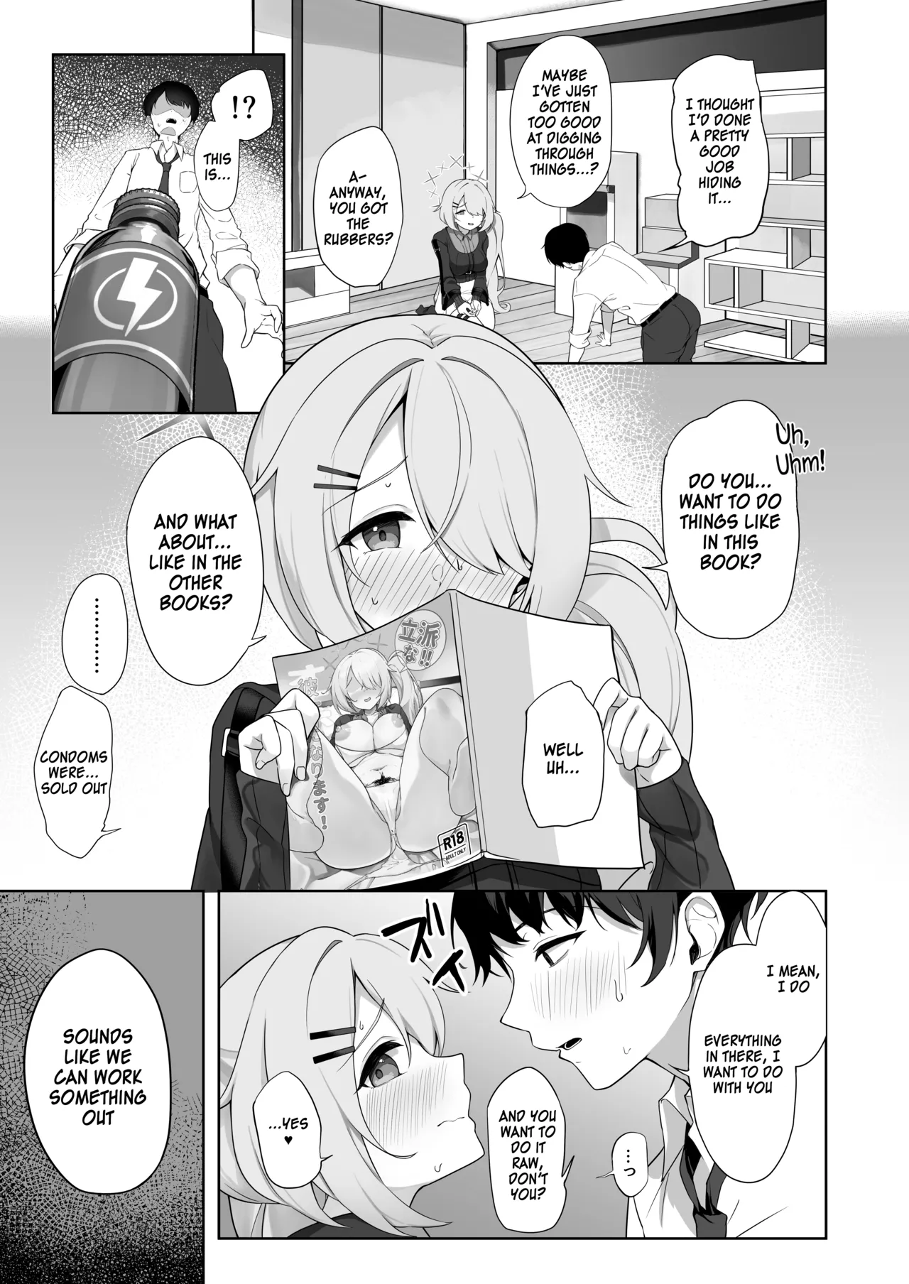 Shoujo wa Sore Demo Monotarinai | She's still left wanting page 12 featuring sensei blue archive parody - big breasts condom hentai manga - read online free