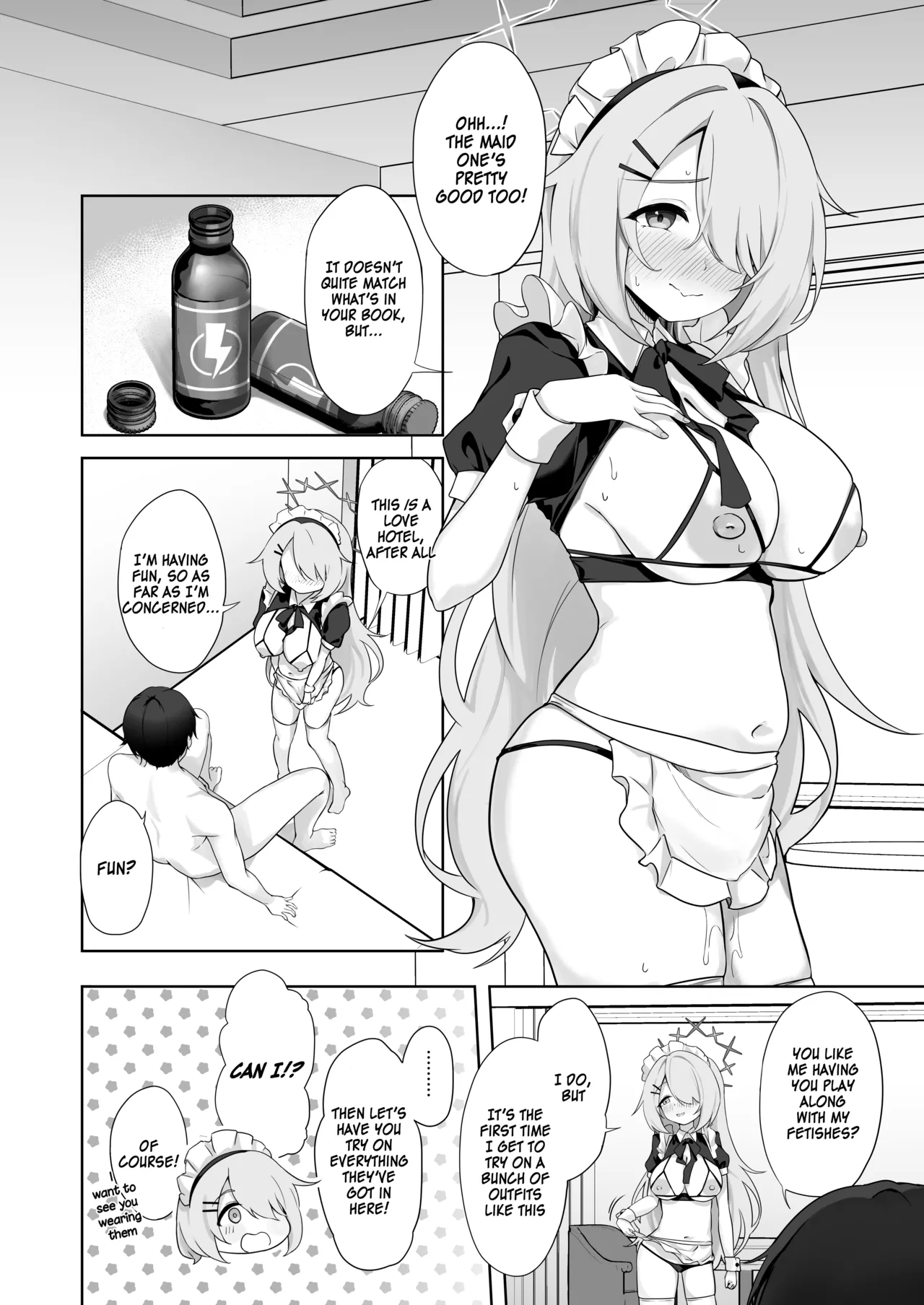 Shoujo wa Sore Demo Monotarinai | She's still left wanting page 17 featuring sensei blue archive parody - sole female sole male hentai manga - read online free