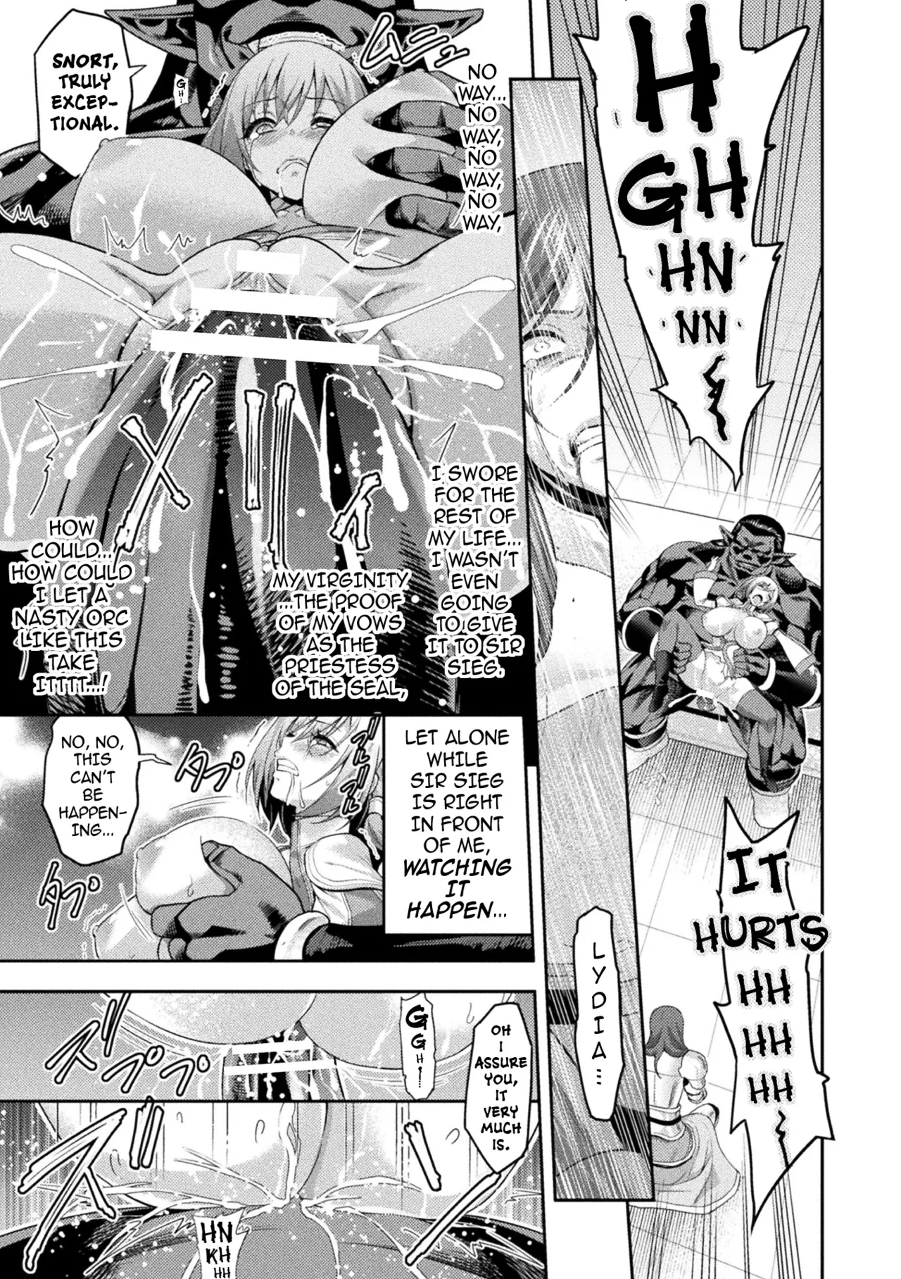 Page 25 of [Yamada Gogogo] ERONA 2 Orc no Inmon ni Modaeshi Miko no Nare no Hate [Digital] [English] [Darknight + Tigoris Translates]