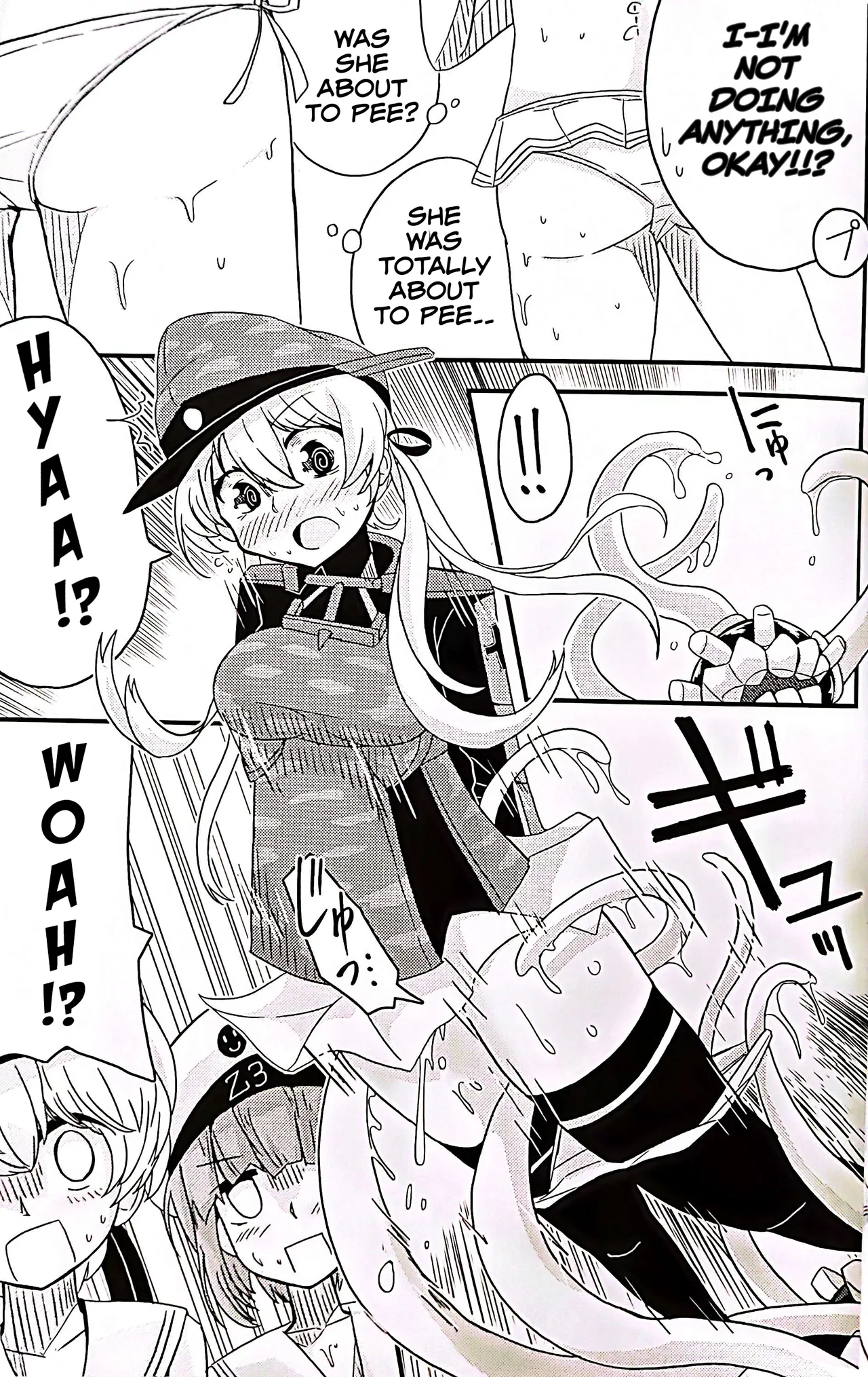 Teapot Kouka 2 Haime - teapot effect, and descent, second cup. page 19 featuring prinz eugen kantai collection parody - females only urination hentai manga - read online free