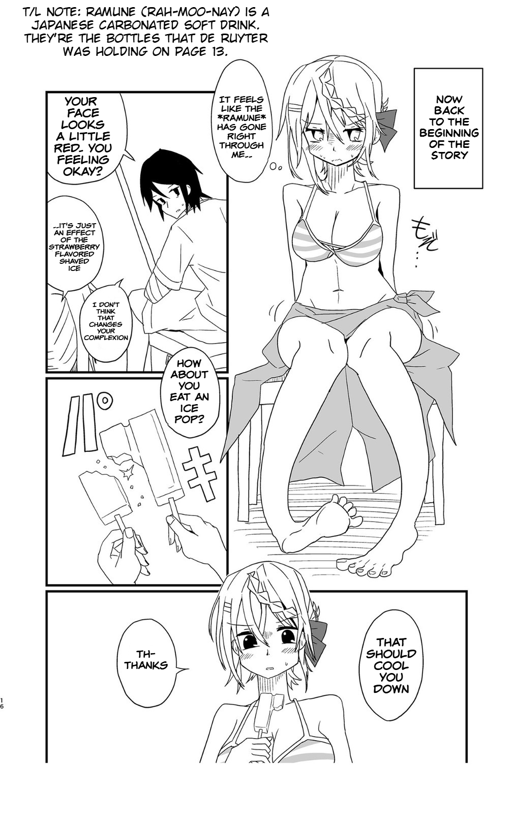 Perth no Ichiban Nagai Hi - Perth's longest day. page 16 featuring perth kantai collection parody - swimsuit urination hentai manga - read online free