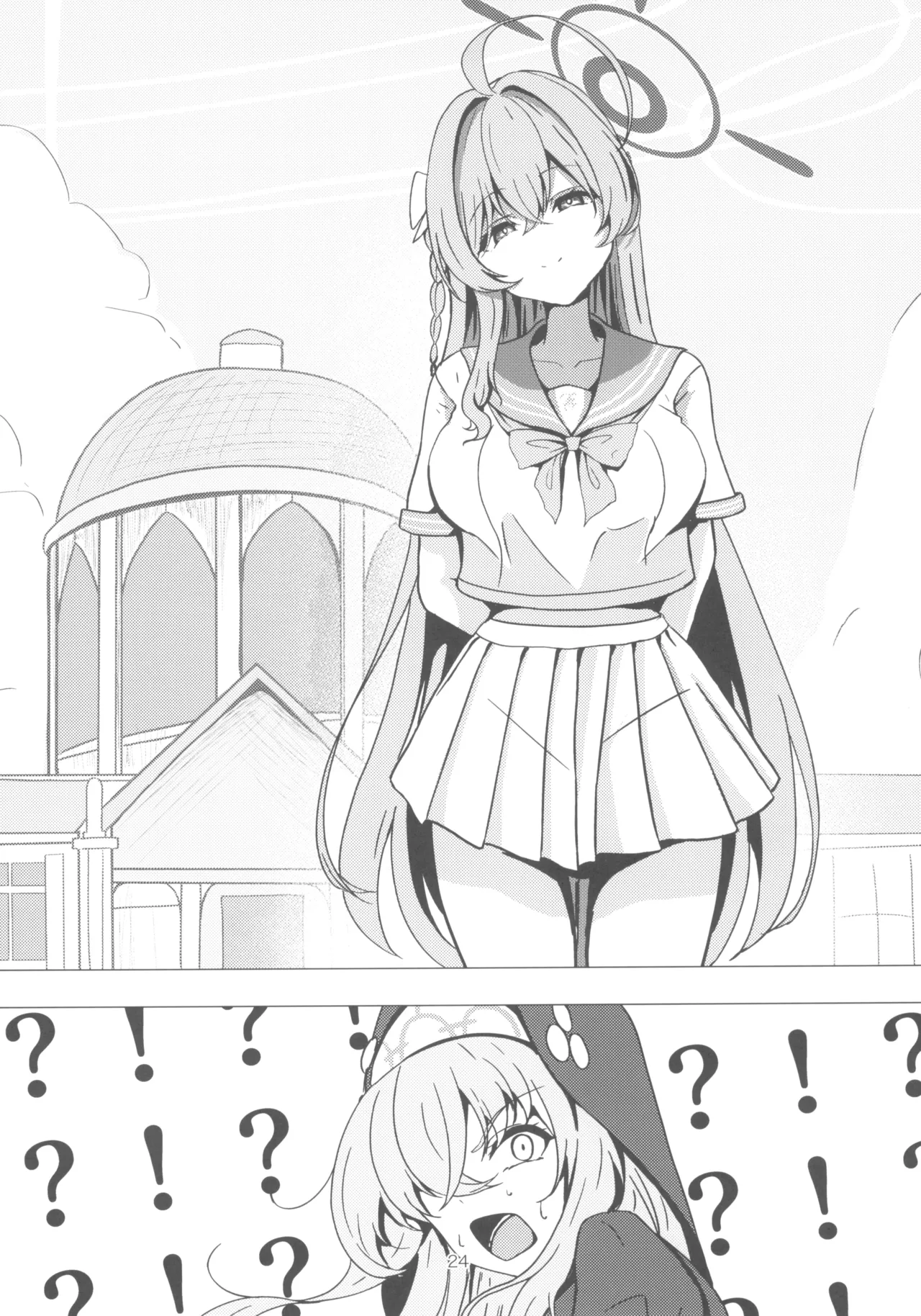 Sakurako-sama wa Benkyou Shitai page 24 featuring sakurako utazumi blue archive parody - big breasts nun hentai manga - read online free