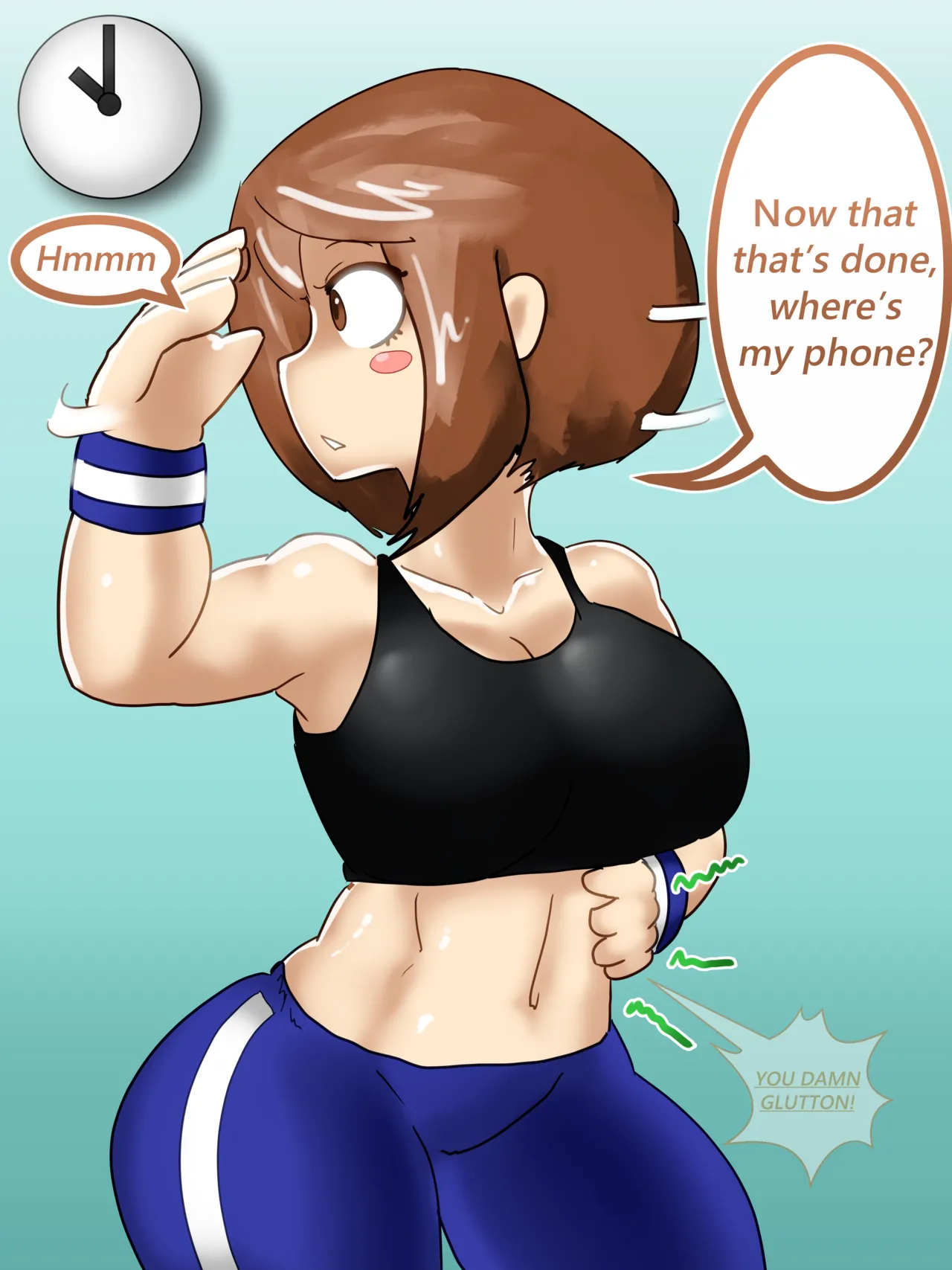 Page 5 of Ochako swallows Bakugo