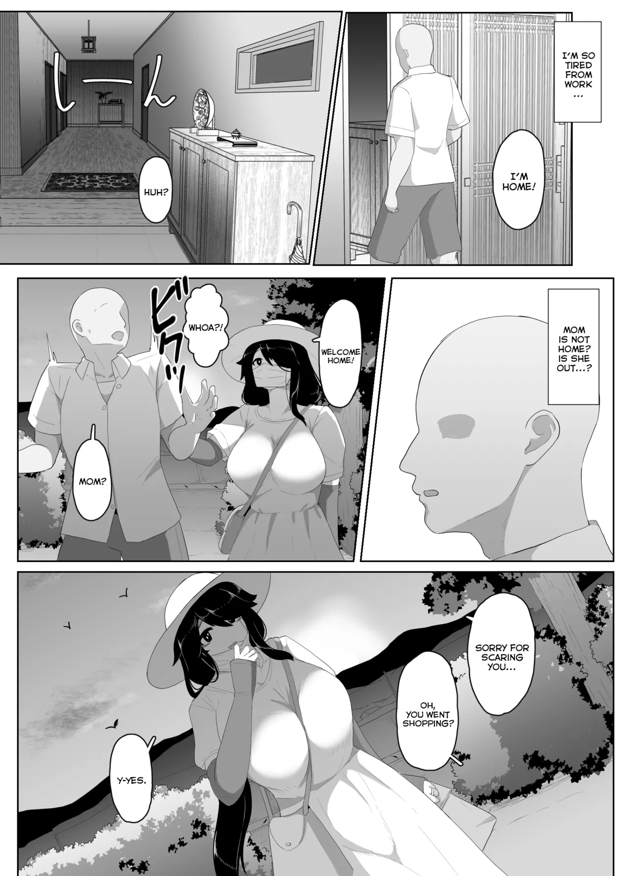 Oyasumi, Okaa-san I | Good Night, Mom I page 129 original parody - handjob milf hentai manga - read online free