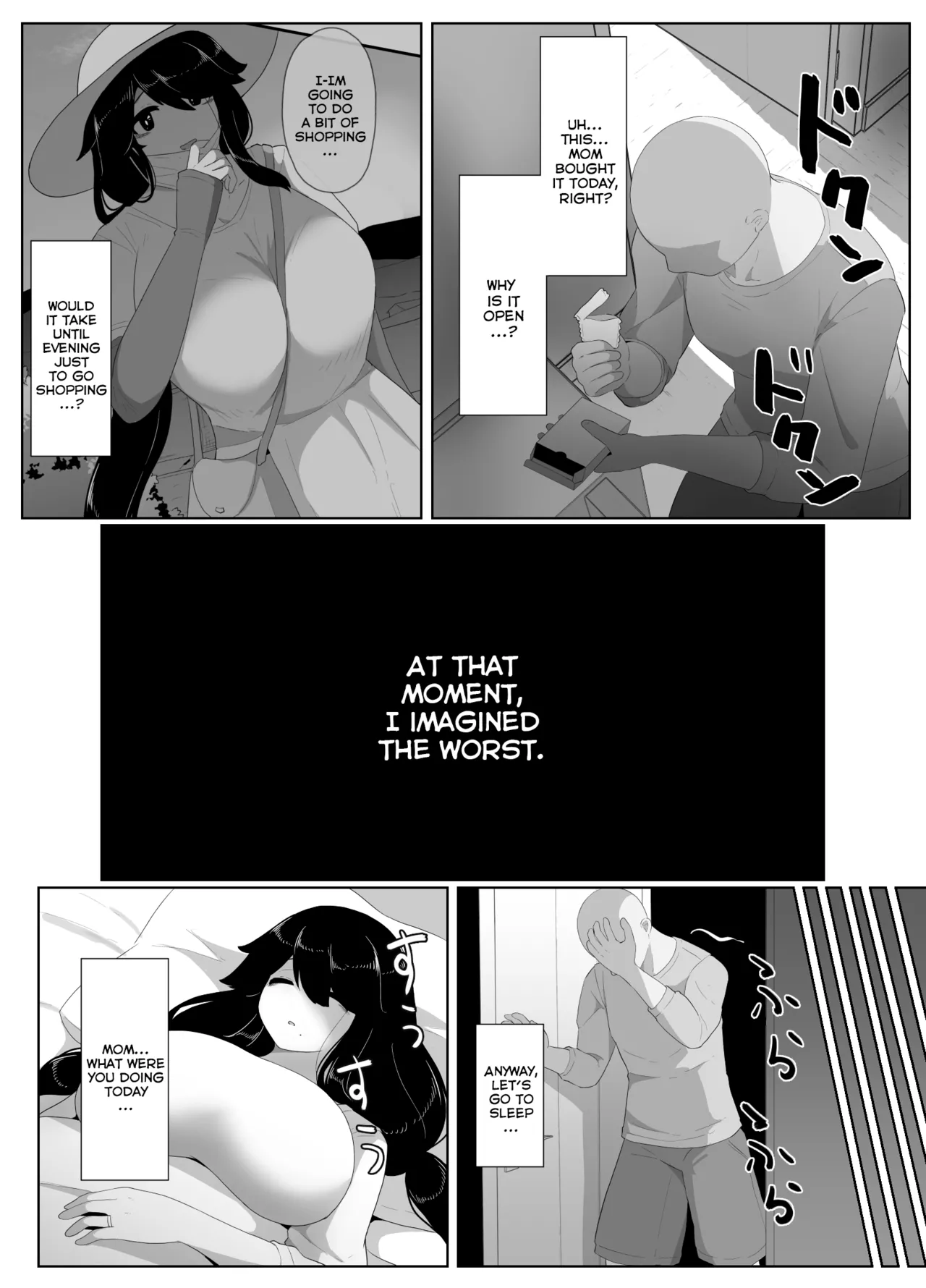 Oyasumi, Okaa-san I | Good Night, Mom I page 136 original parody - handjob milf hentai manga - read online free