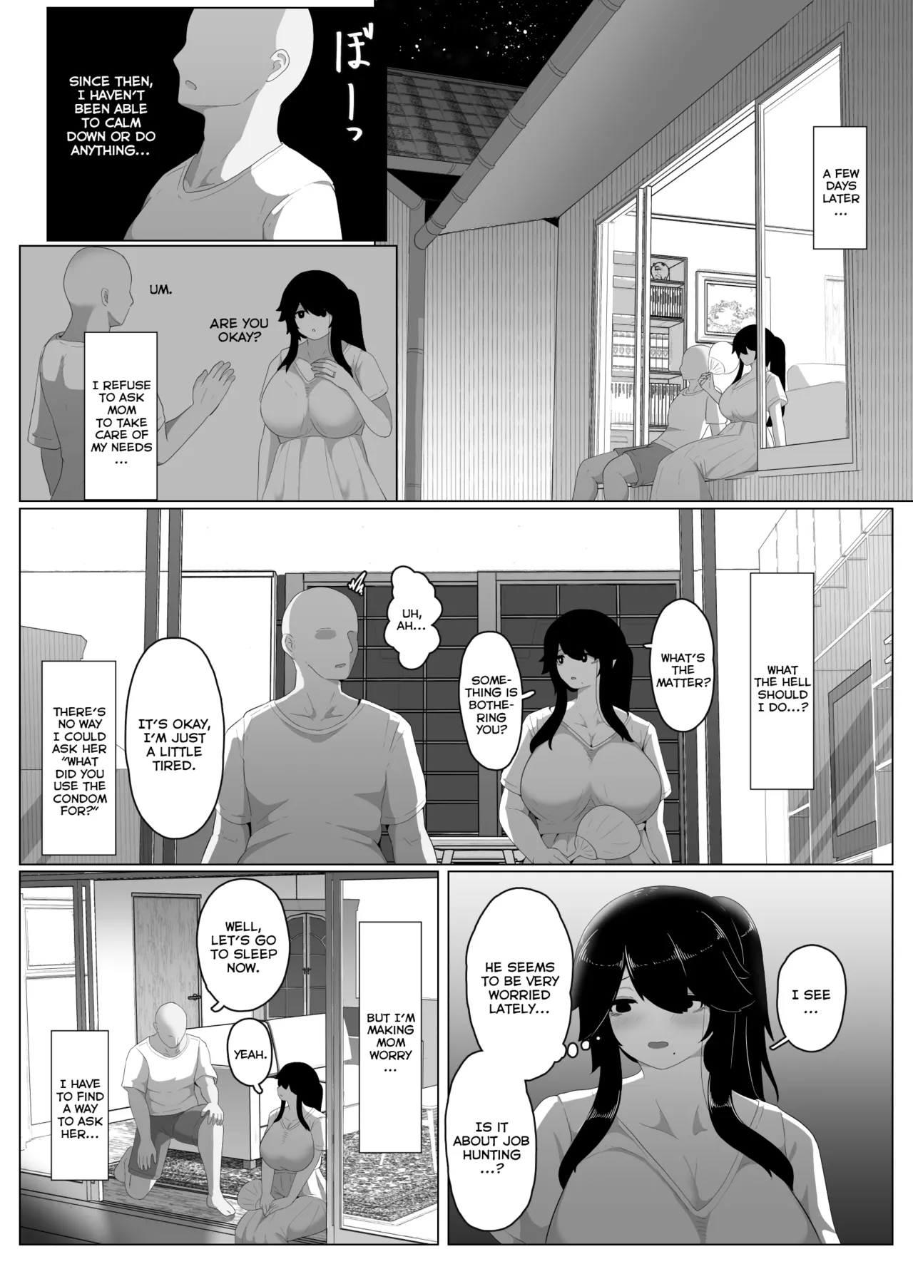 Oyasumi, Okaa-san I | Good Night, Mom I page 138 original parody - sole female sole male hentai manga - read online free
