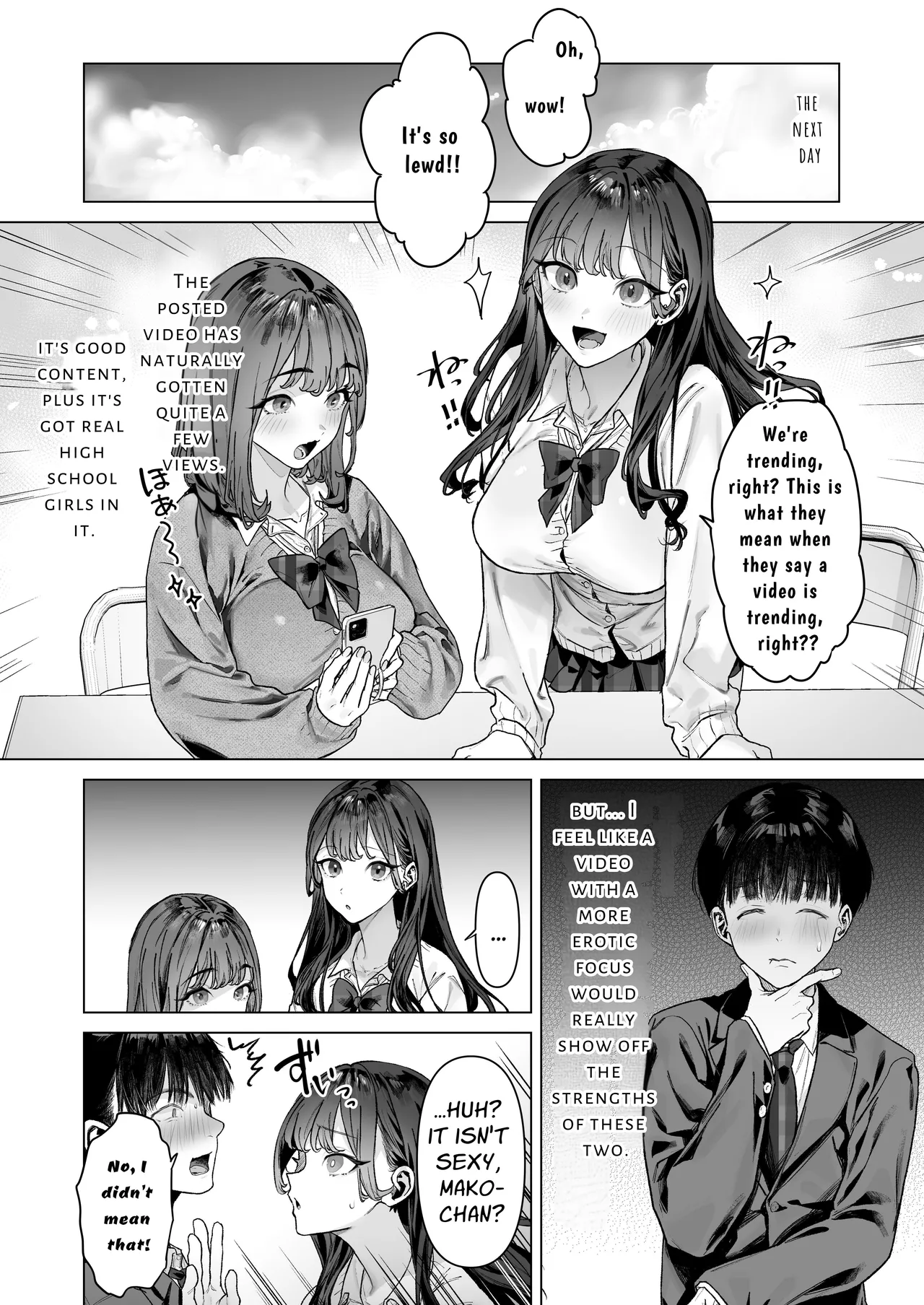 [Shiroganean (Ohkami Ryosuke)] S-kyuu Joshi-tachi to Ecchi na Douga o Toru Koto ni Natta Boku | I Am To Record A Video With Two Sadistic Women [English] [Penguin Piper] - Page 17