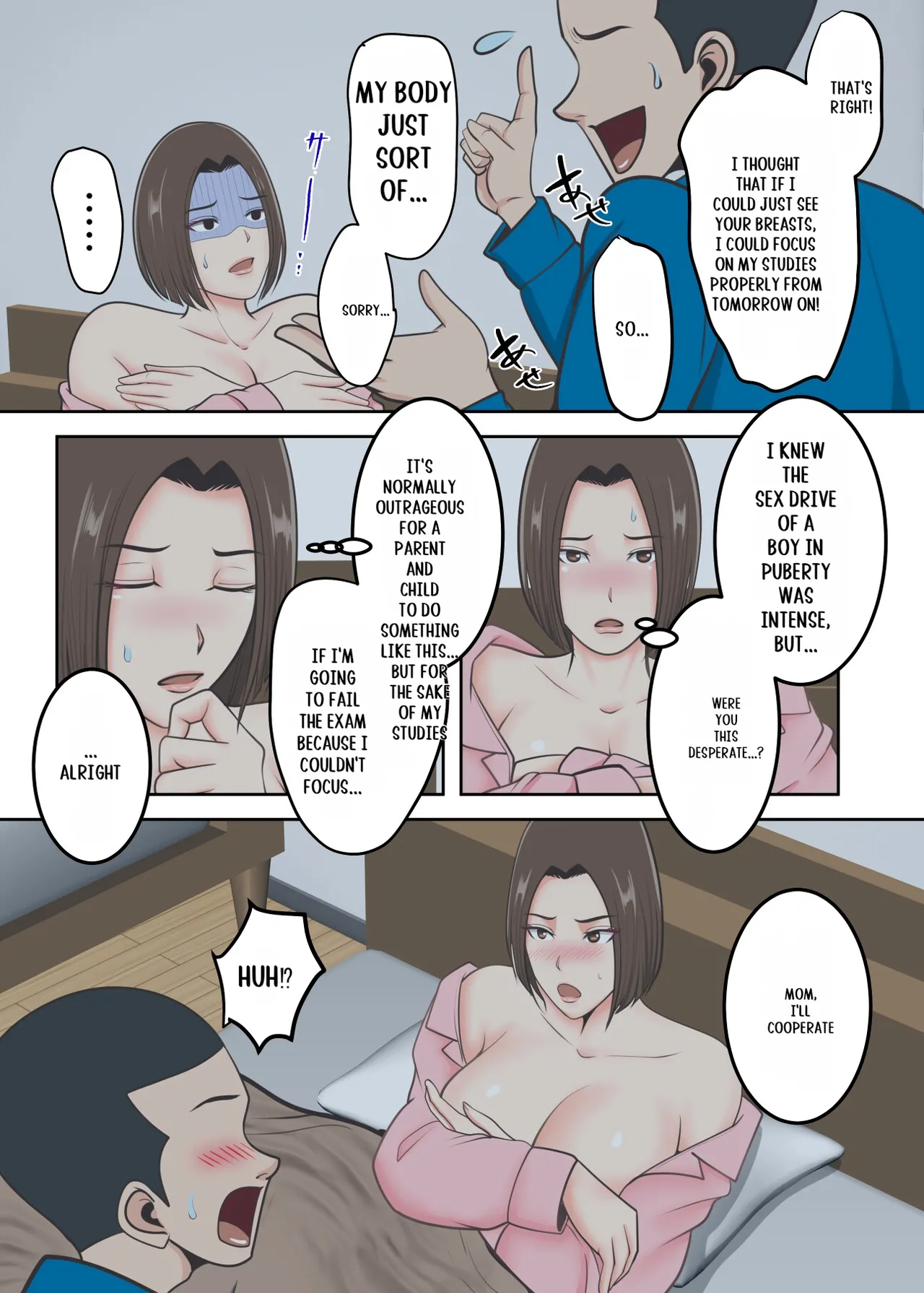 Page 20 of [Yuriko Club] Oni no Kyouiku Mama ga Musuko to Amaama SEX made