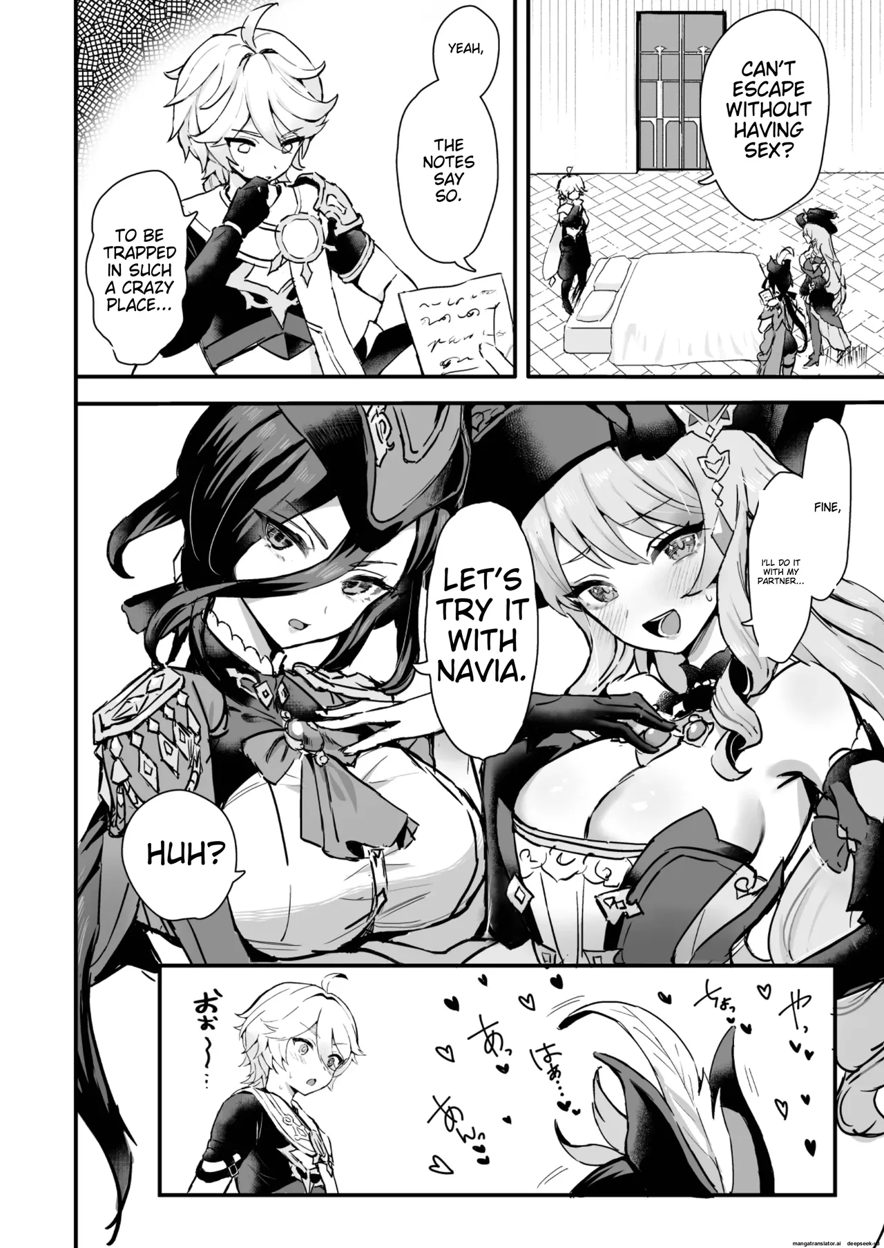 HoYoLUV page 36 featuring lynette genshin impact parody - big breasts nakadashi hentai manga - read online free
