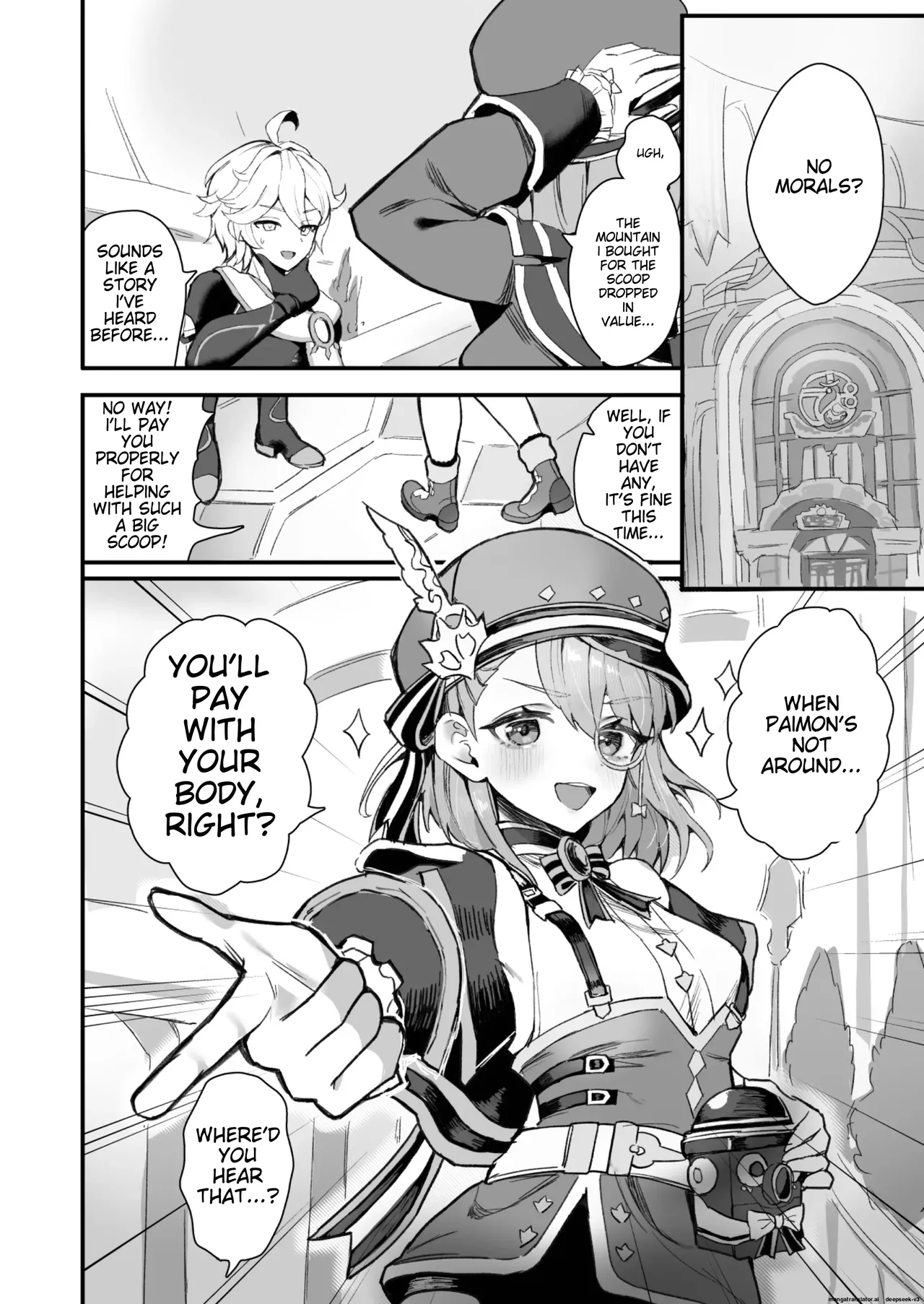 HoYoLUV page 42 featuring lynette genshin impact parody - big breasts nakadashi hentai manga - read online free