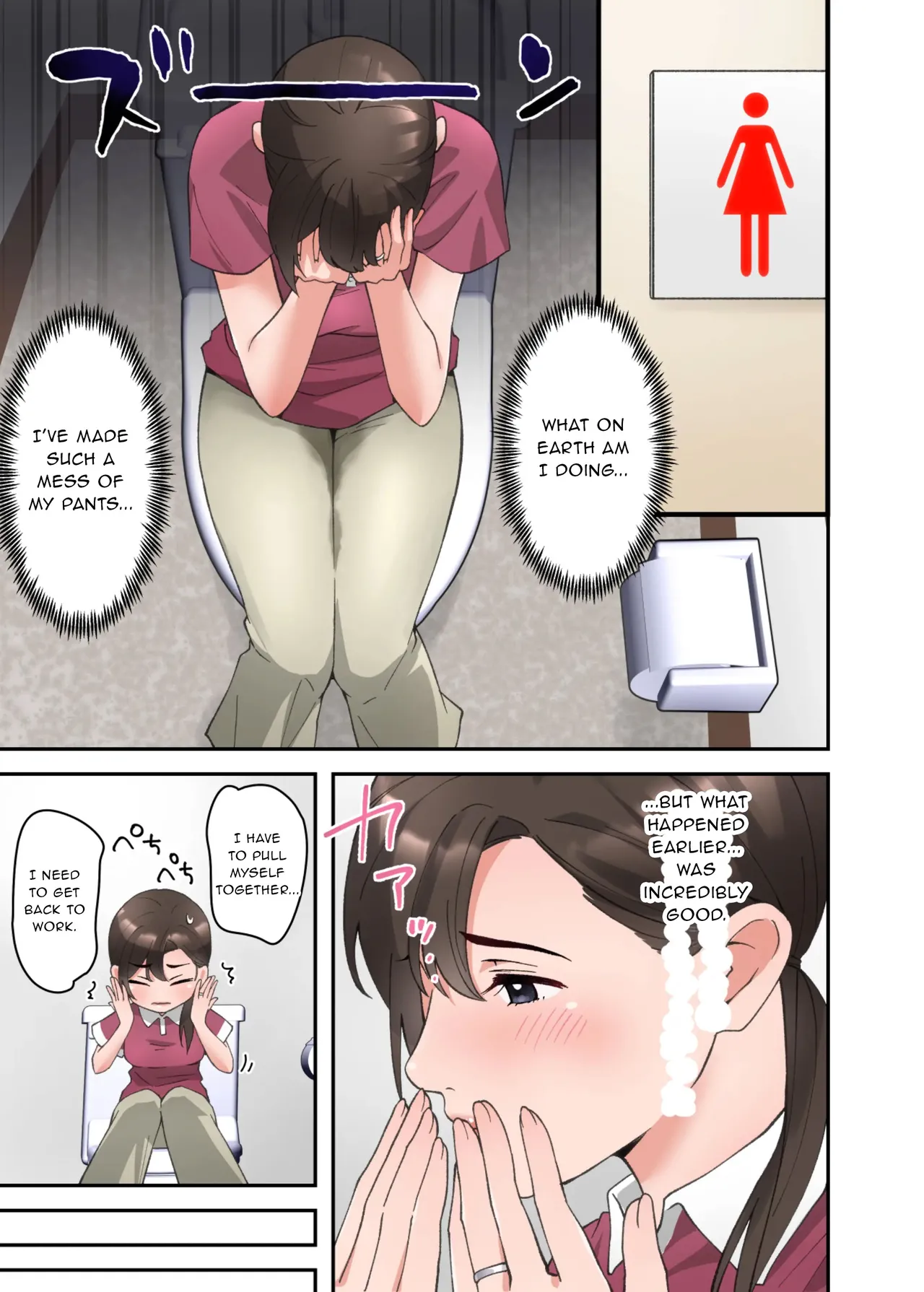 Hitozuma no Kaigoshi ga Yoboyobo Jii-san ni Ikasare Makuru Hanashi page 24 original parody - squirting milf hentai manga - read online free