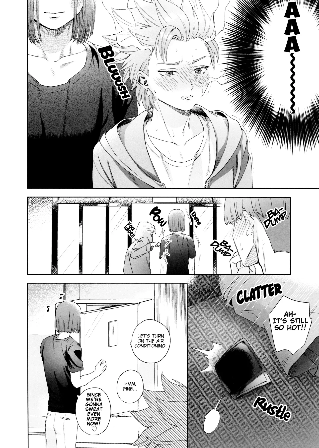 Rain and Sweat page 12 featuring camus dragon quest xi parody - rough translation kissing hentai manga - read online free