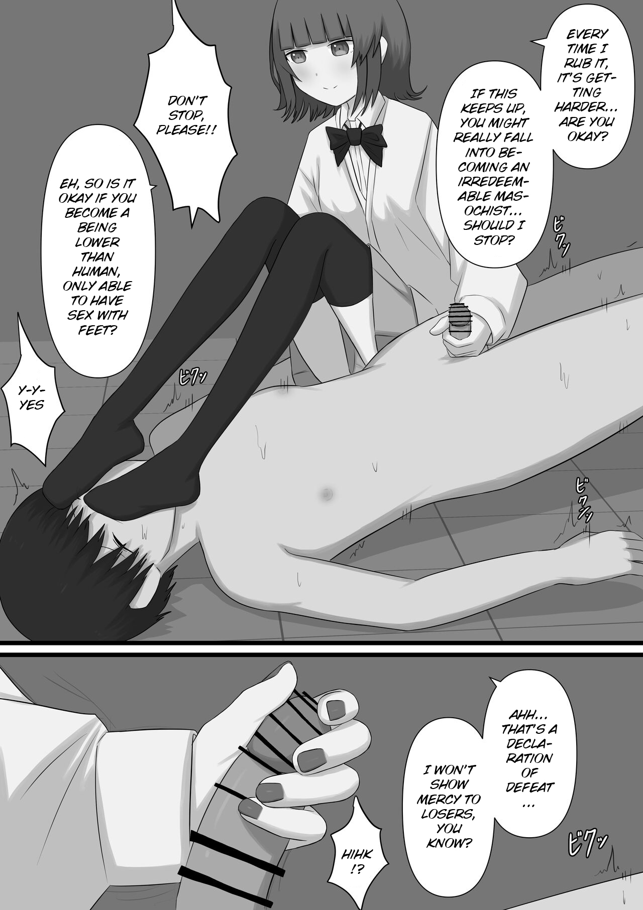 Okubyoumono ga M Seikan ni Ittemita | A coward tried going to an M-Sex shop page 61 original parody - sole female sole male hentai manga - read online free