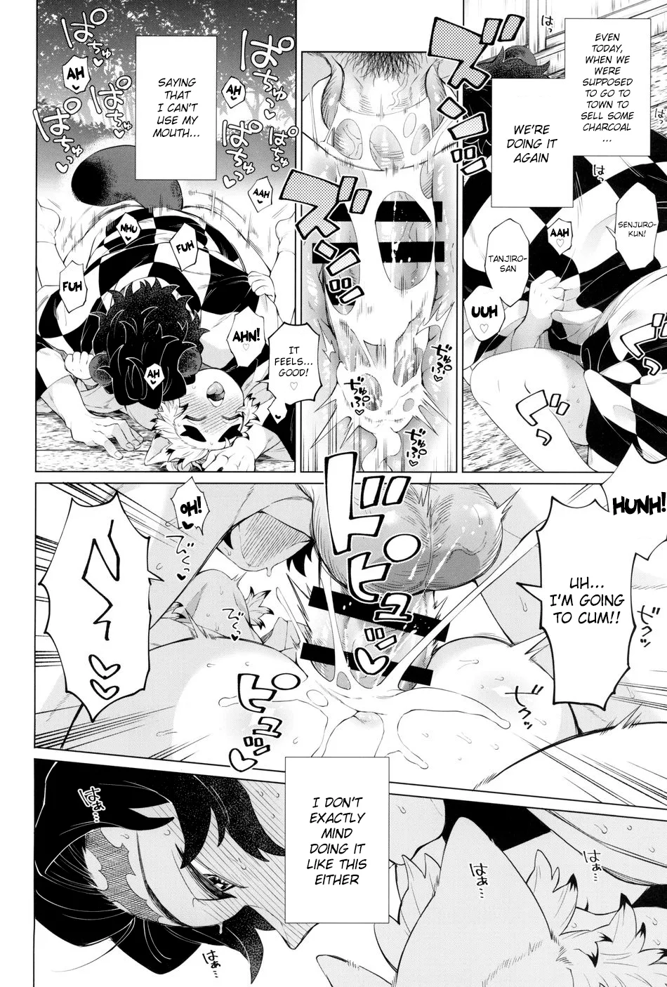 [Mekao (Den Meka)] Tanjirou-san Kodomo Atsukai Shinaide Kudasai | Tanjirou-san, Please Don't Treat Me Like a Child (Kimetsu no Yaiba) [English] {Chin²} page 42 featuring tanjirou kamado kimetsu no yaiba parody - kemonomimi yaoi hentai manga - read online free