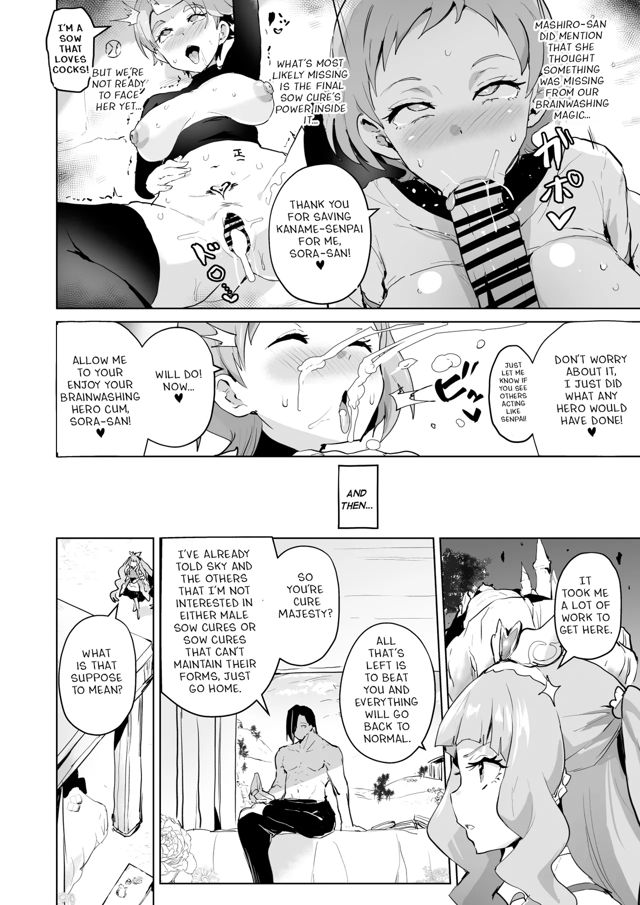 Hirogaru Dosukebe Butacure S page 43 featuring cure sky hirogaru sky precure parody - futanari big breasts hentai manga - read online free