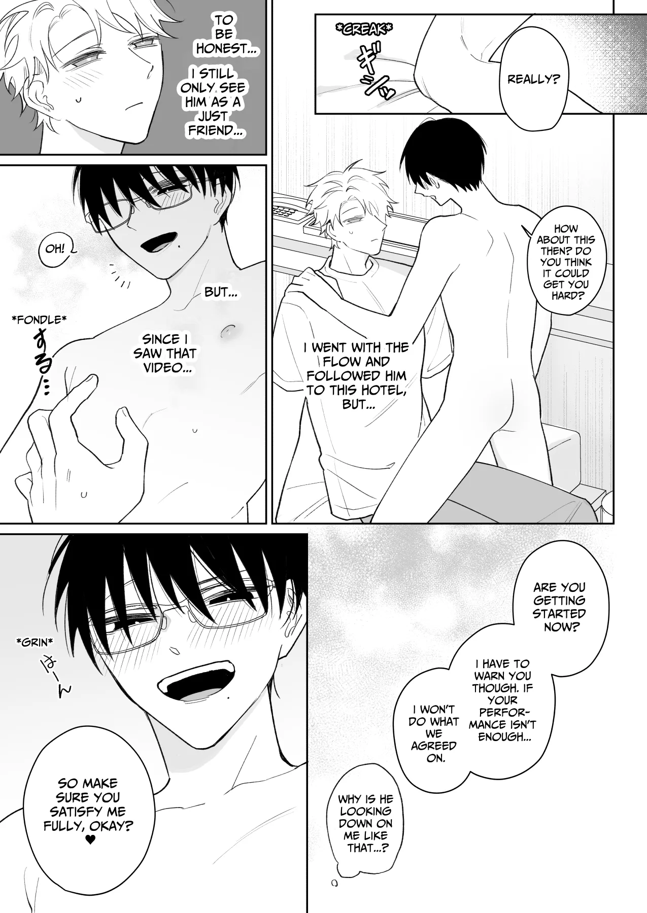 Yurukute Zakokute Naka no Ii Tomodachi | My Loose And Noob Best Friend page 10 original parody - glasses anal hentai manga - read online free