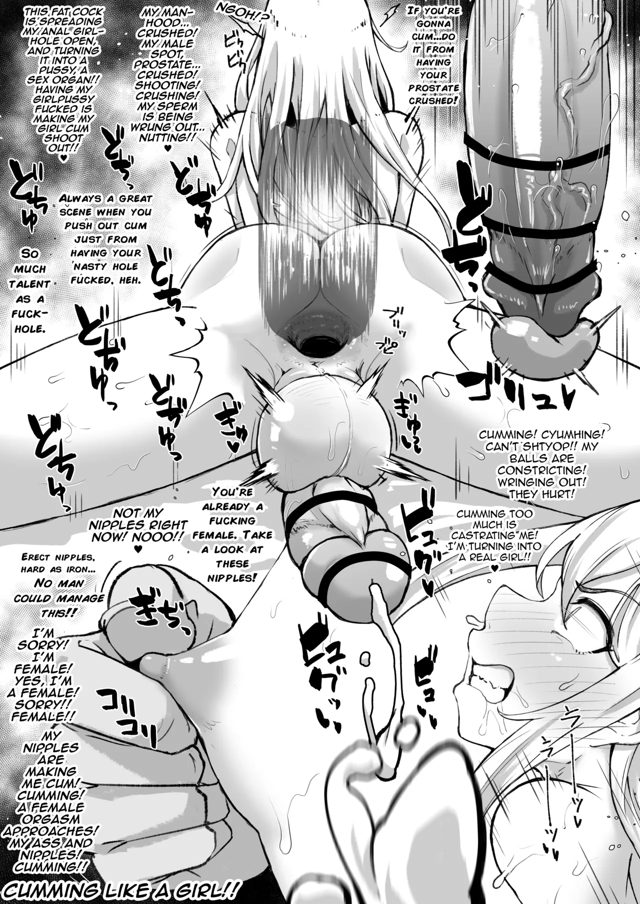 Page 2 of Hinnyuu Shemale to Osu Homo Koubi