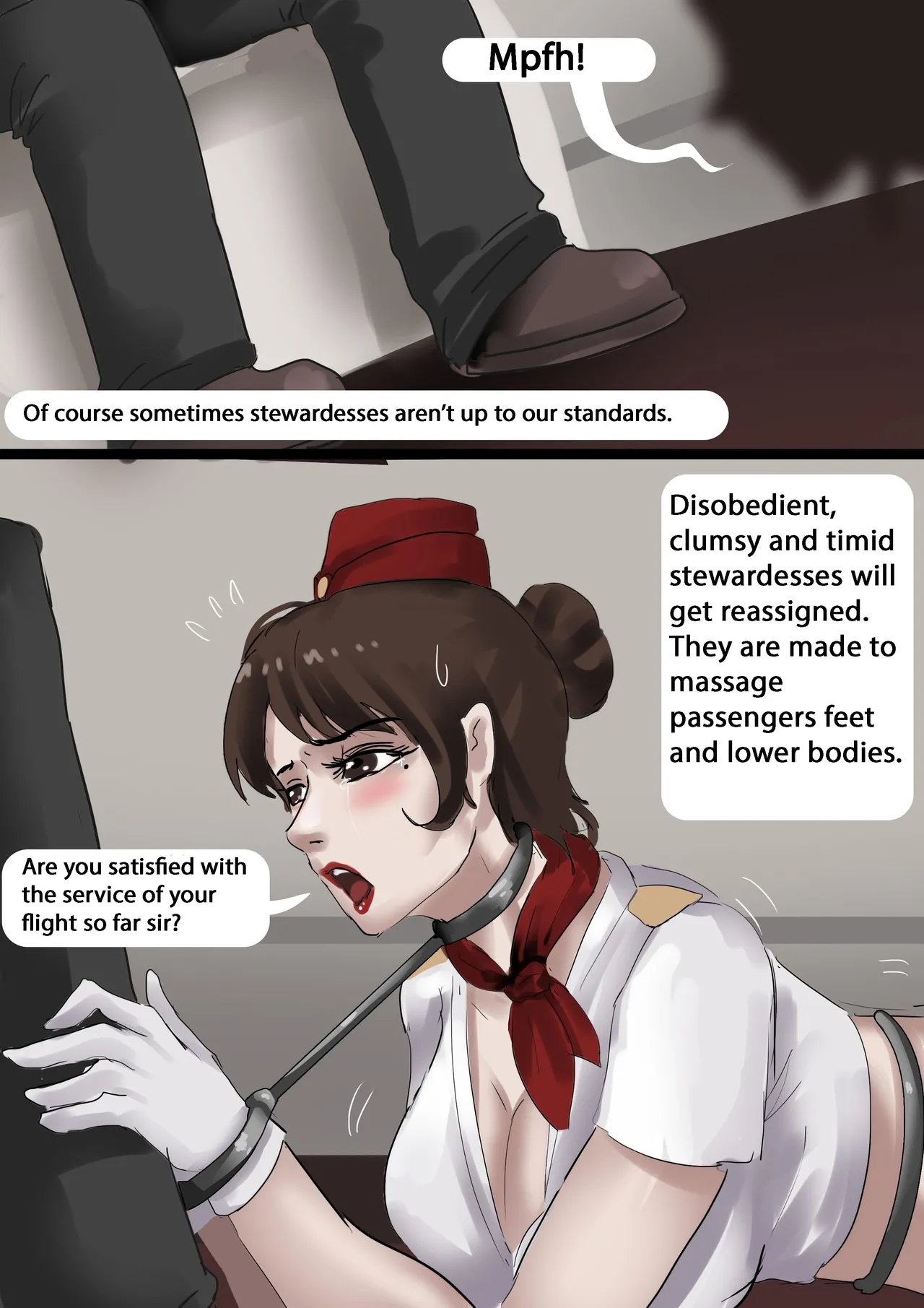 Stewardess 1-2 page 25 original parody - gloves pantyhose hentai manga - read online free
