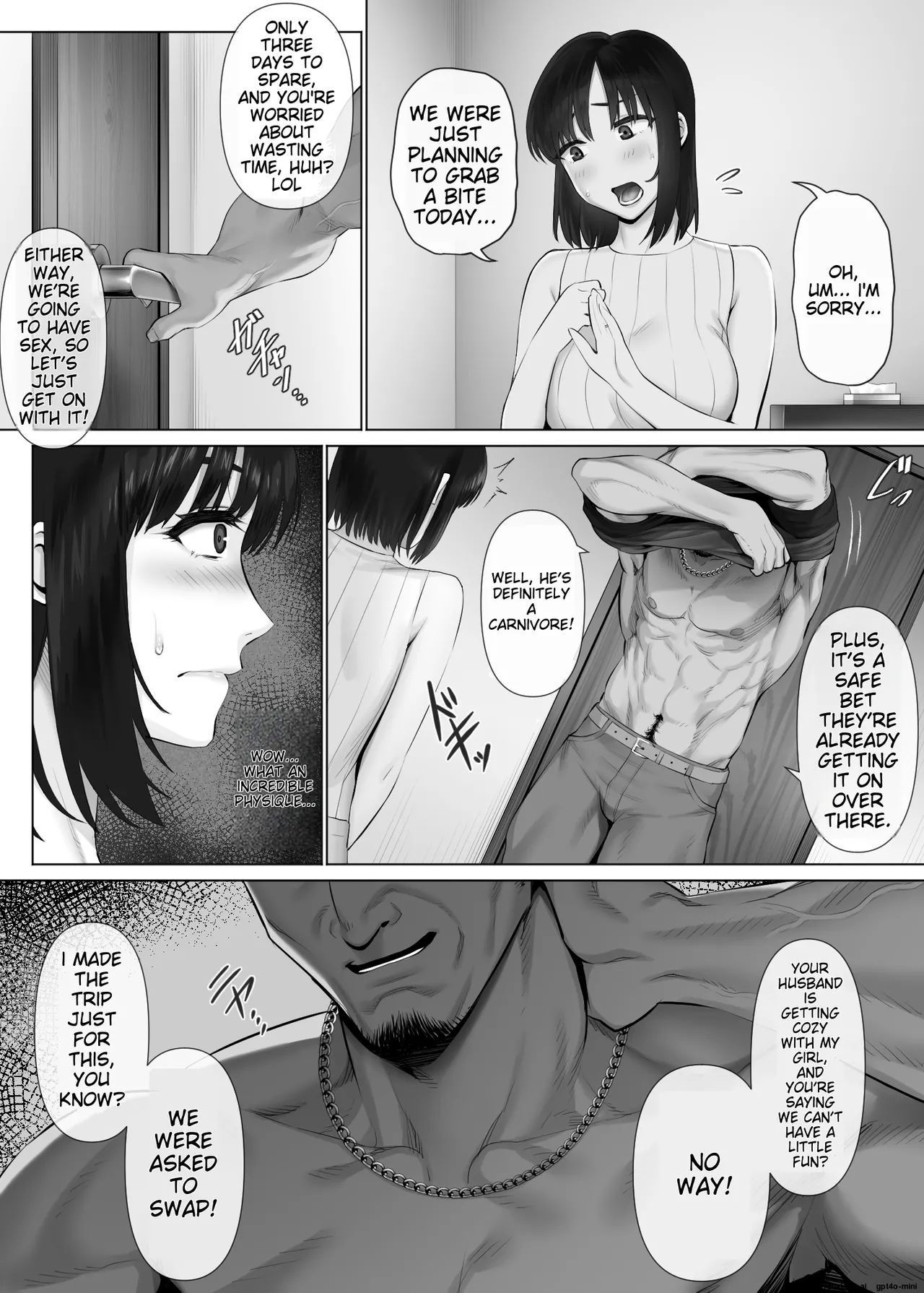 LeveChi na Swapping 2 page 9 original parody - netorare condom hentai manga - read online free