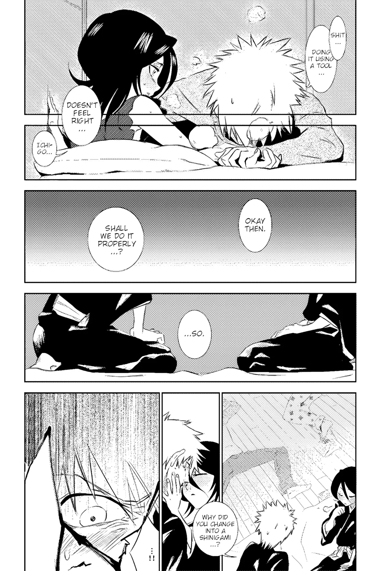 NO/BODY page 14 featuring rukia kuchiki bleach parody - uncensored nakadashi hentai manga - read online free